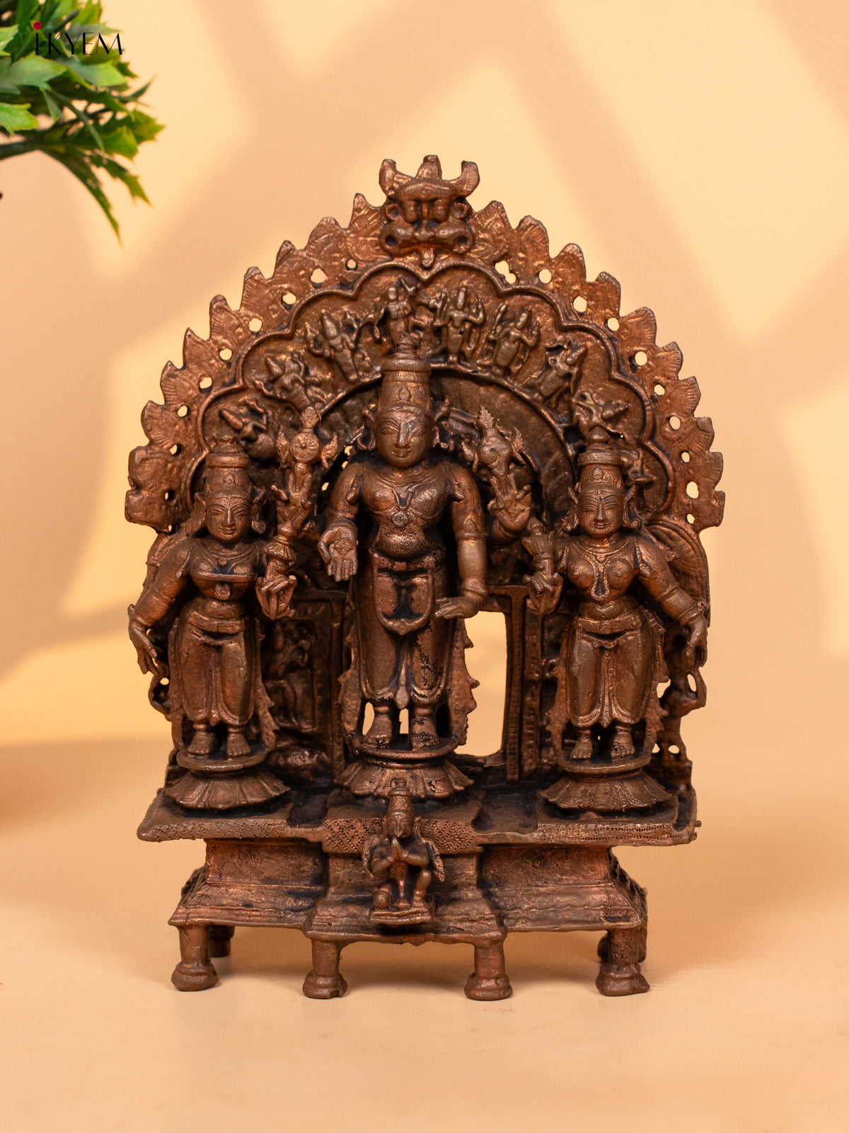 Vishnu set - Copper Idol