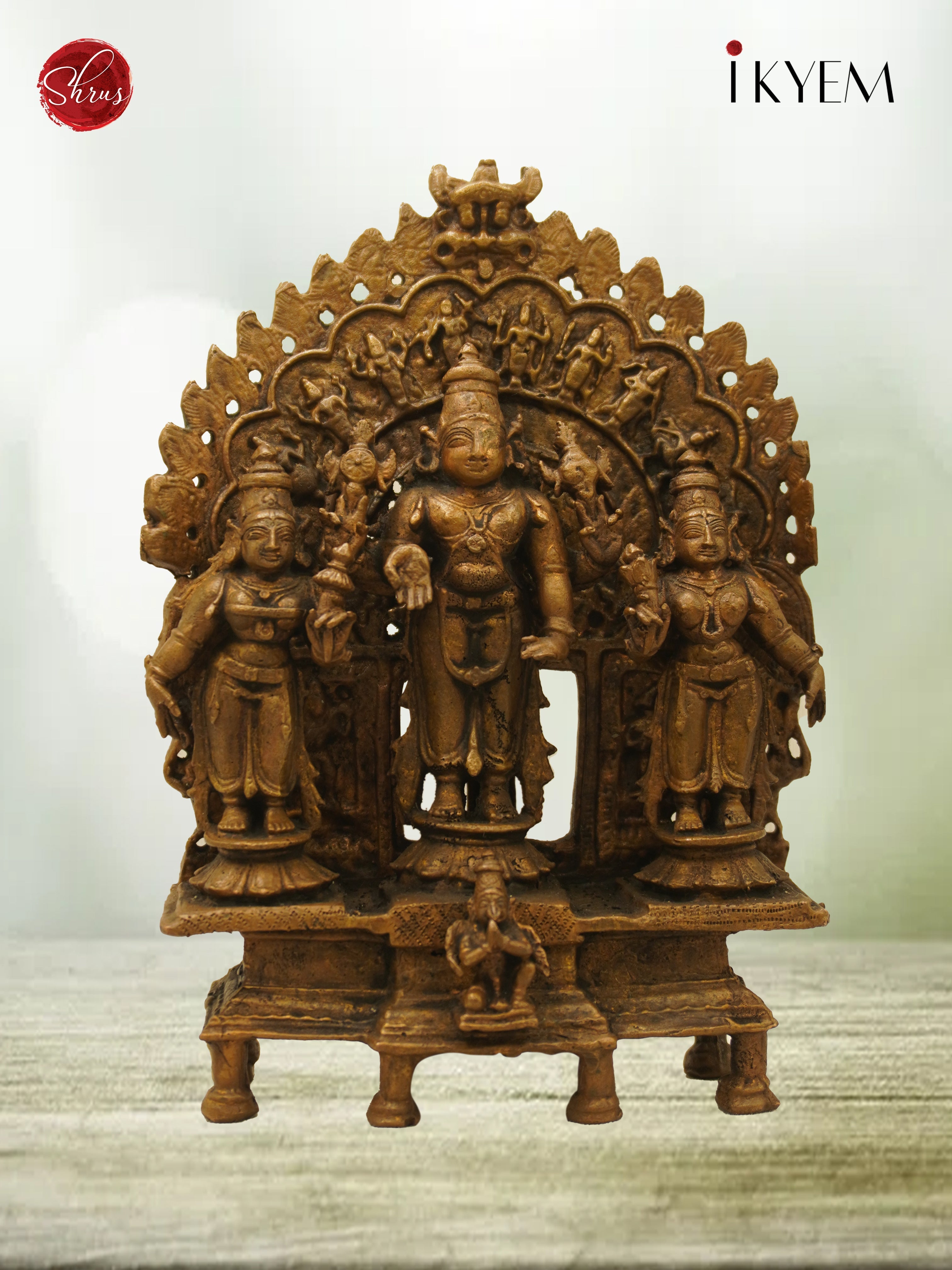 Vishnu set - Copper Idol - Shop on ShrusEternity.com