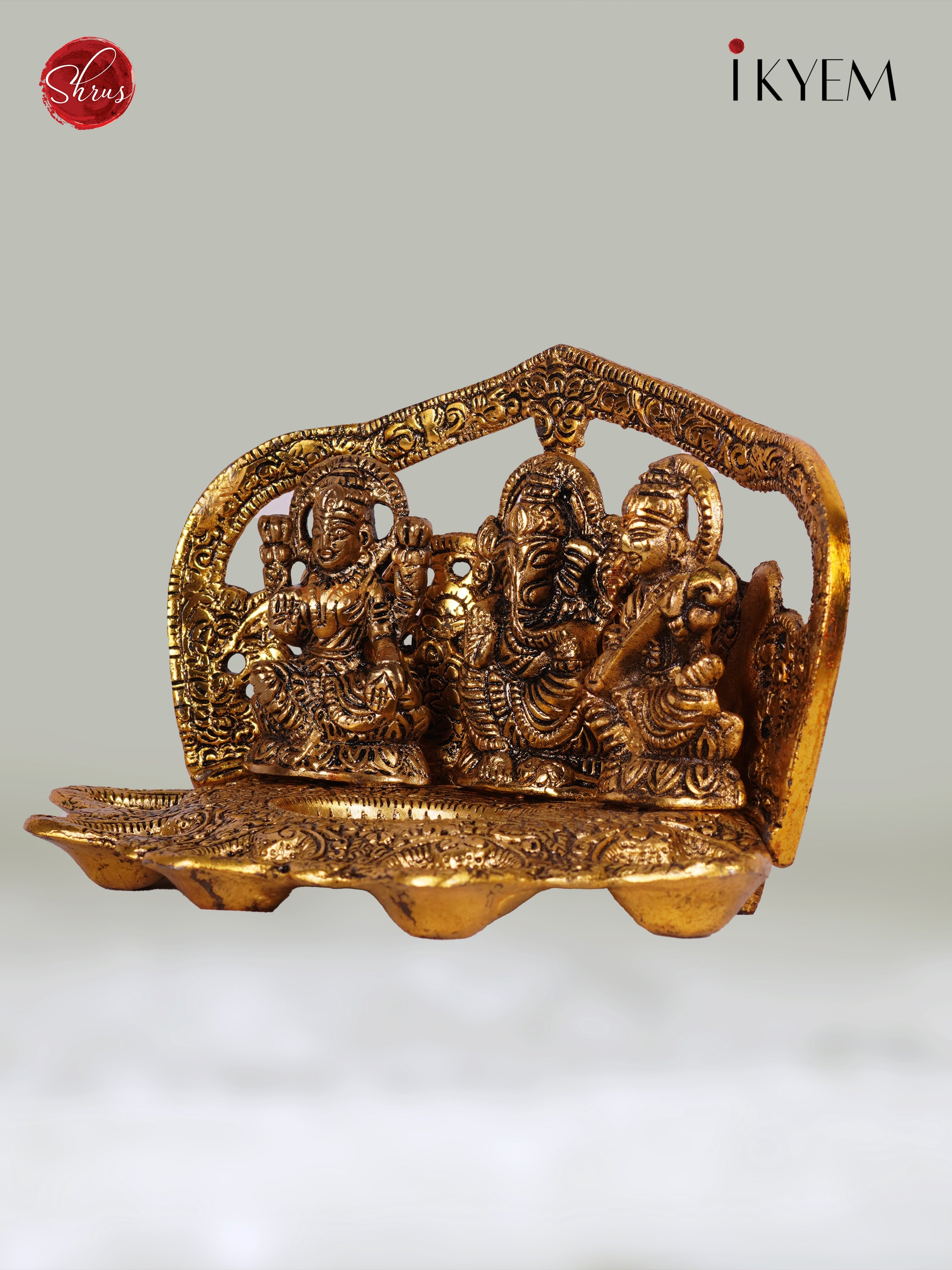 Ganesha , lakshmi , saraswathi vilakku - Return Gift