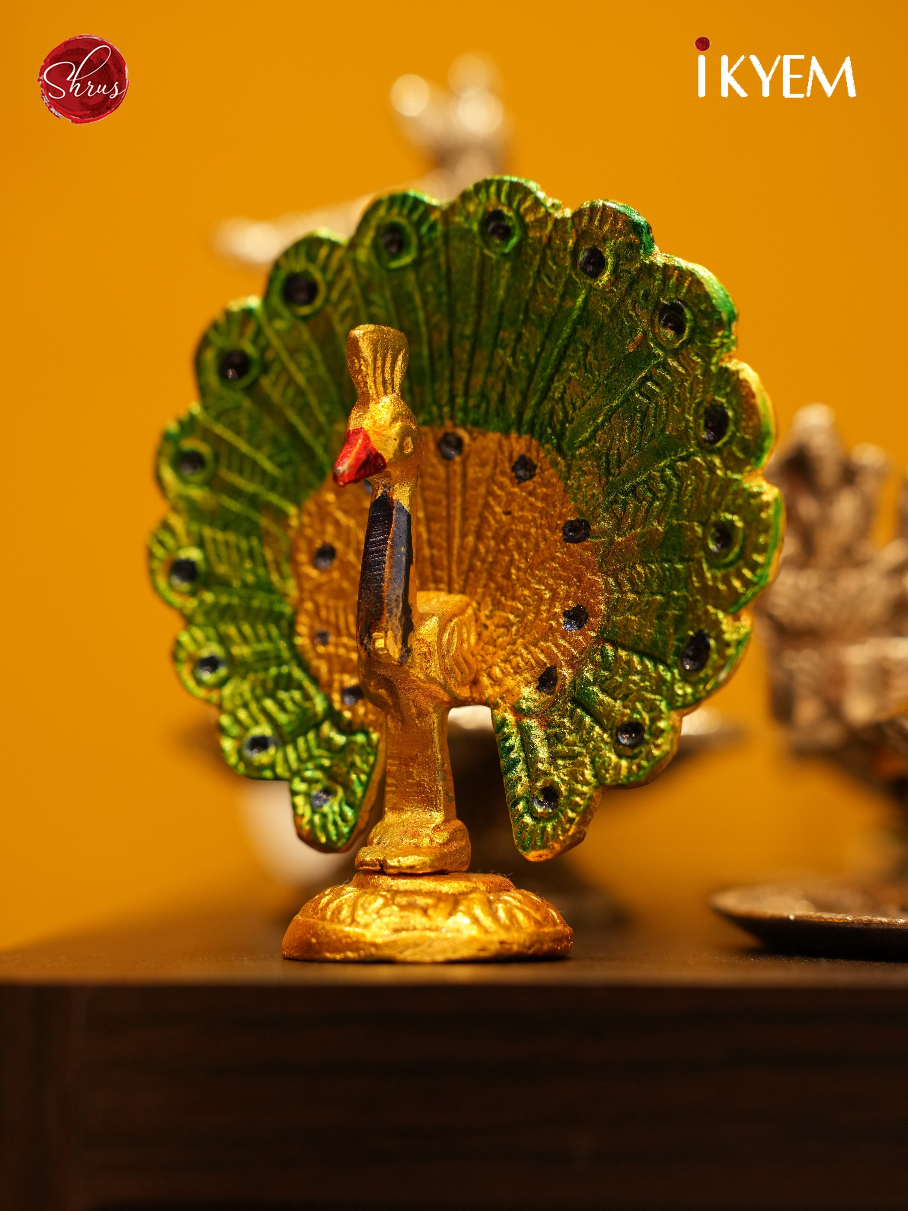 Peacock Statue Home Decor