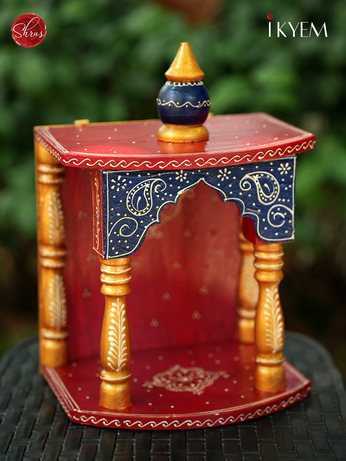 Handcrafted Wooden Temple