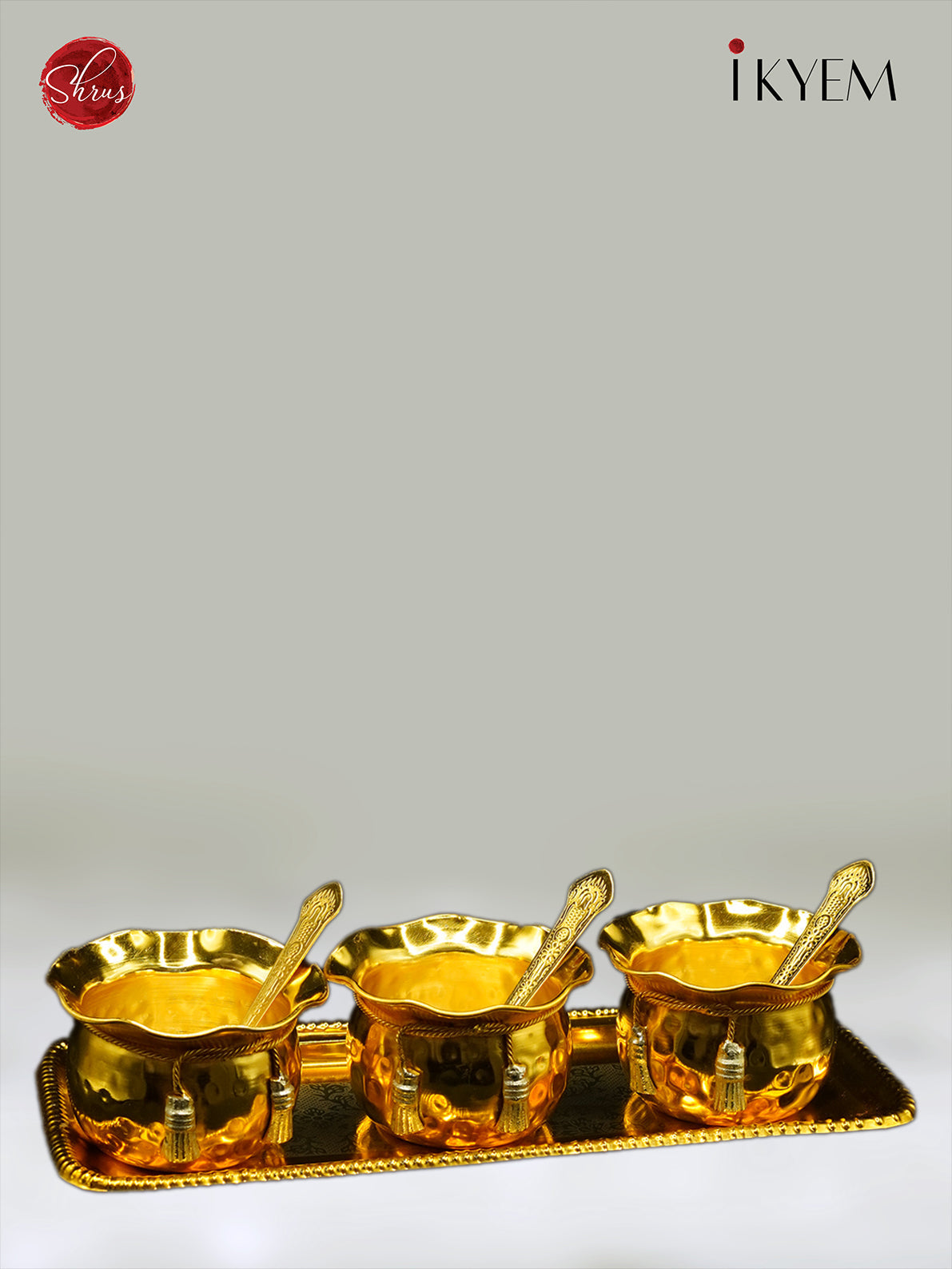 Gold & Silver Pooja Thali Set