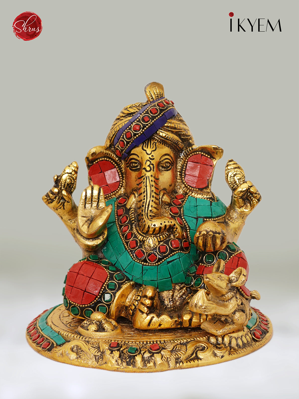 Ganesha with stone work product - Return Gift