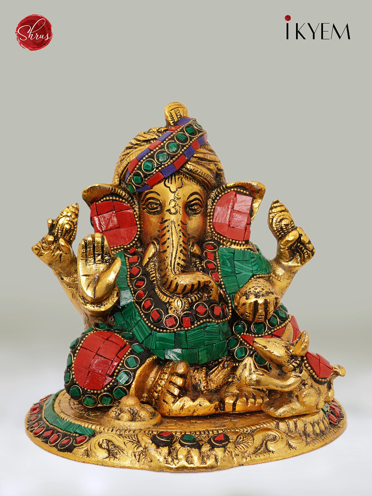 Ganesha with stone work - Return Gift