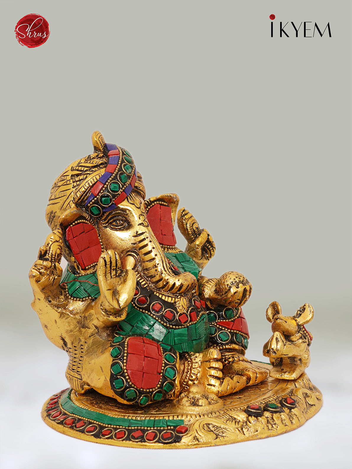 Ganesha with stone work - Return Gift