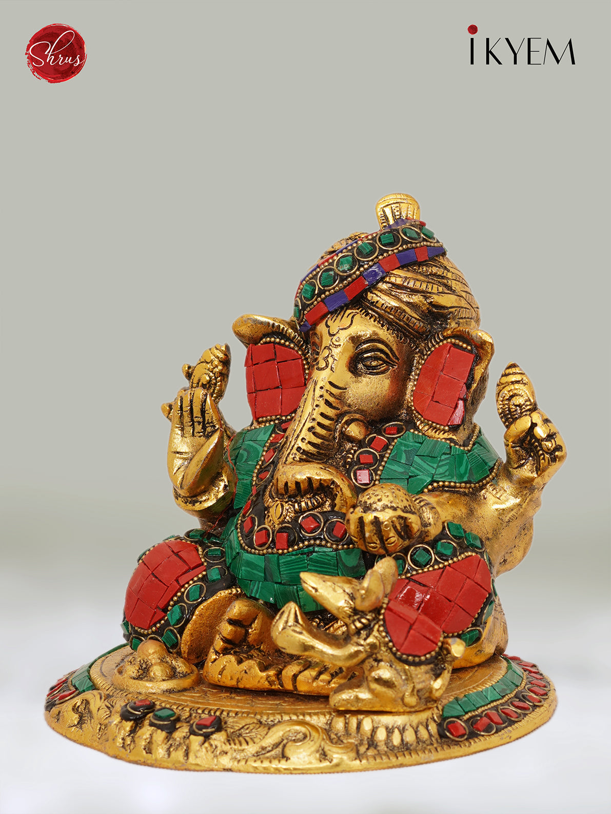 Ganesha with stone work - Return Gift