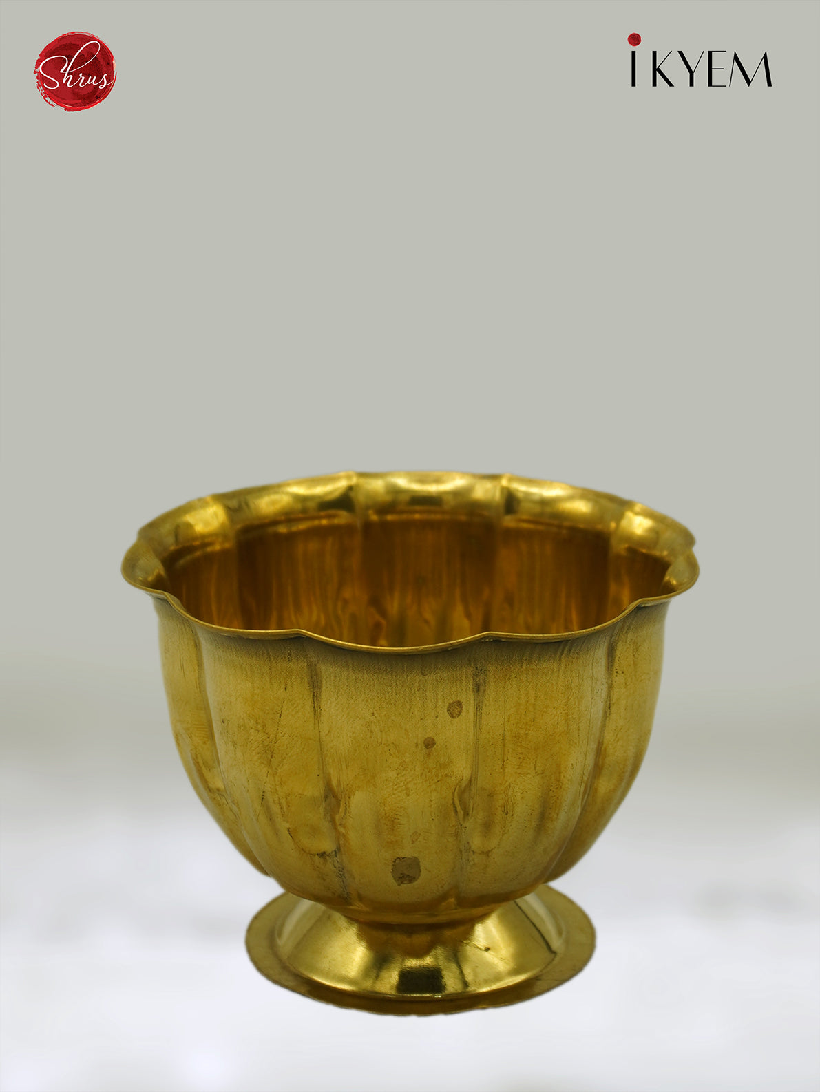 Brass Chandan Bowl - Pooja Article