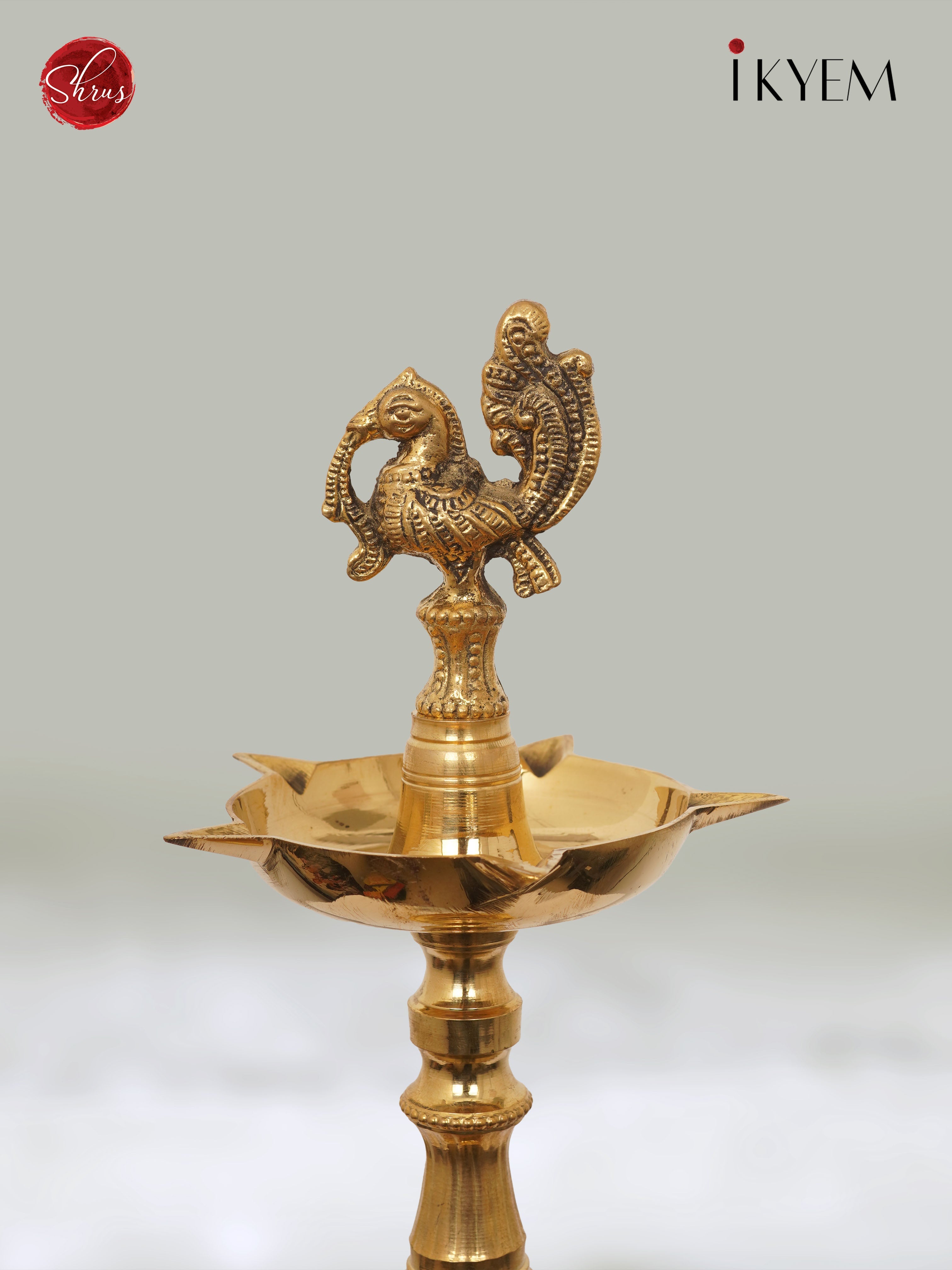 Brass Annam Kuthu Velakku with 5 Thirees