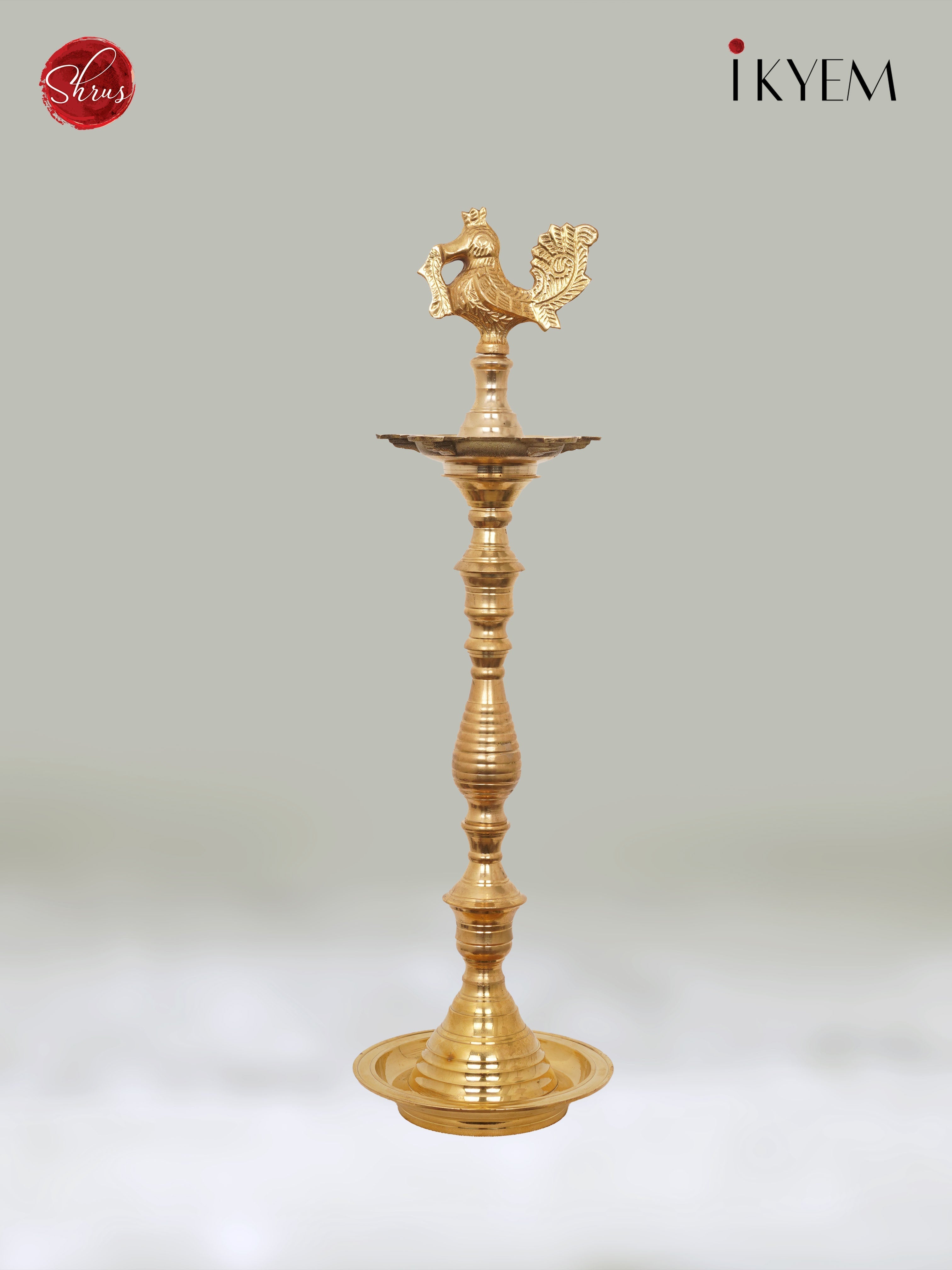 Brass Annam Kuthu Velakku with 5 Thirees