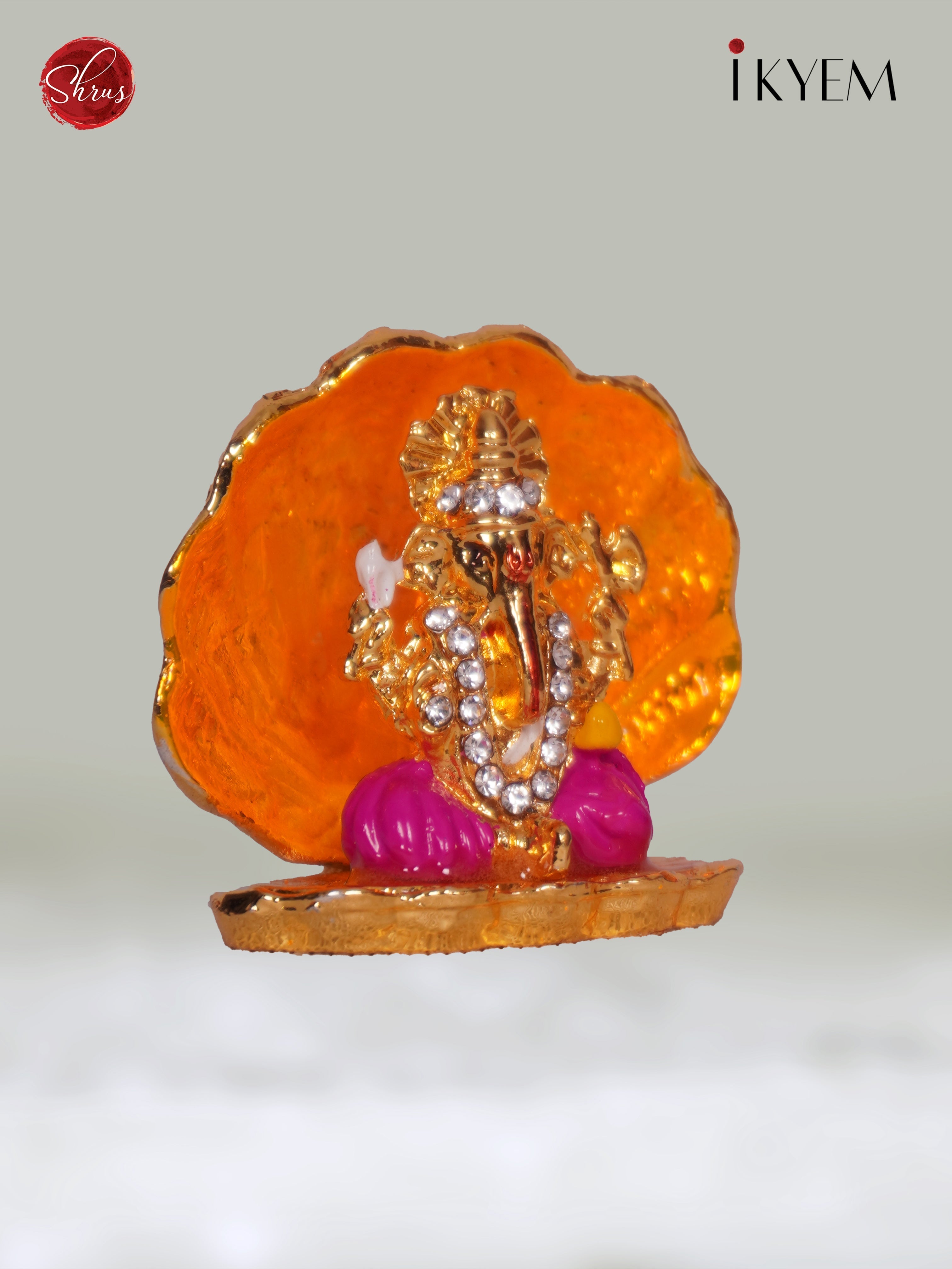 3H01063 - Shell Ganesh Idol - Shop on ShrusEternity.com