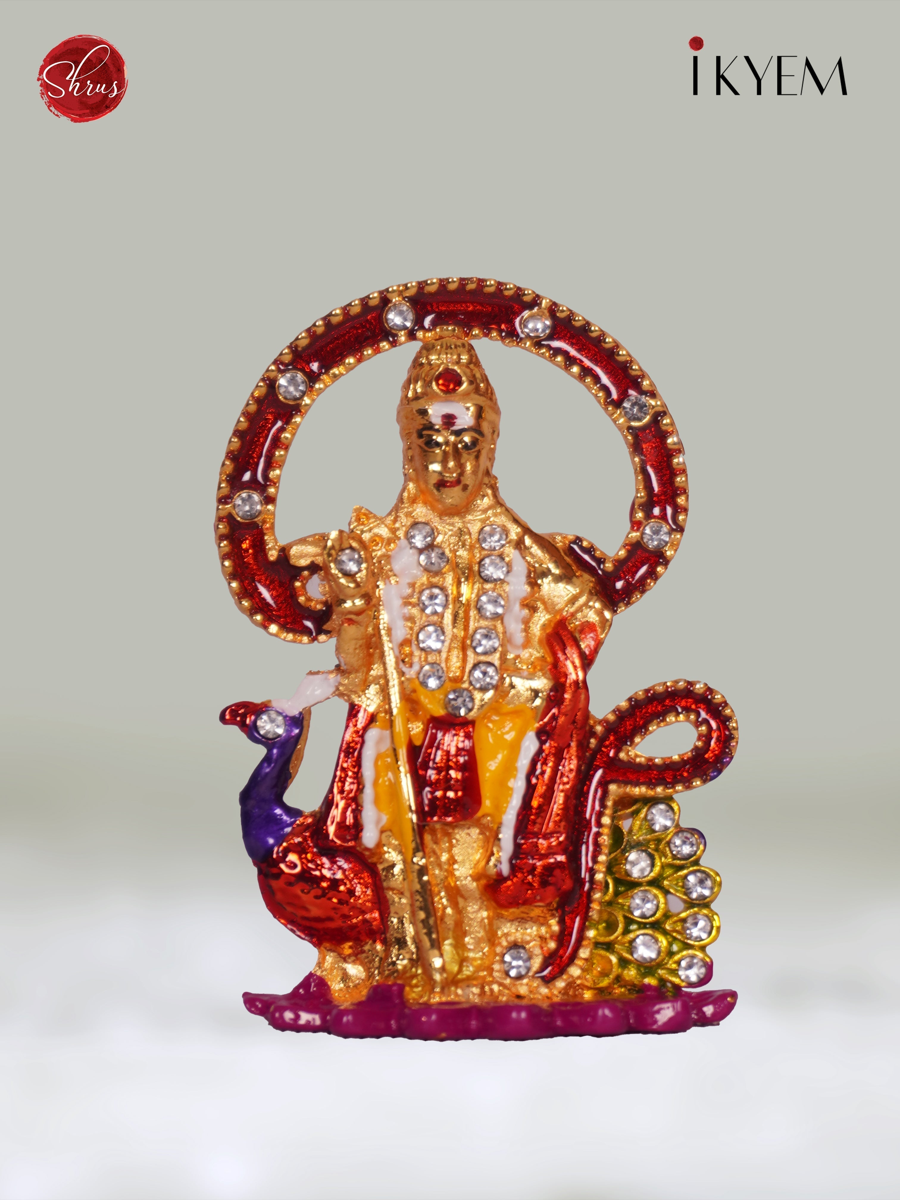 3H01156 - Lord Murugan idol - Shop on ShrusEternity.com