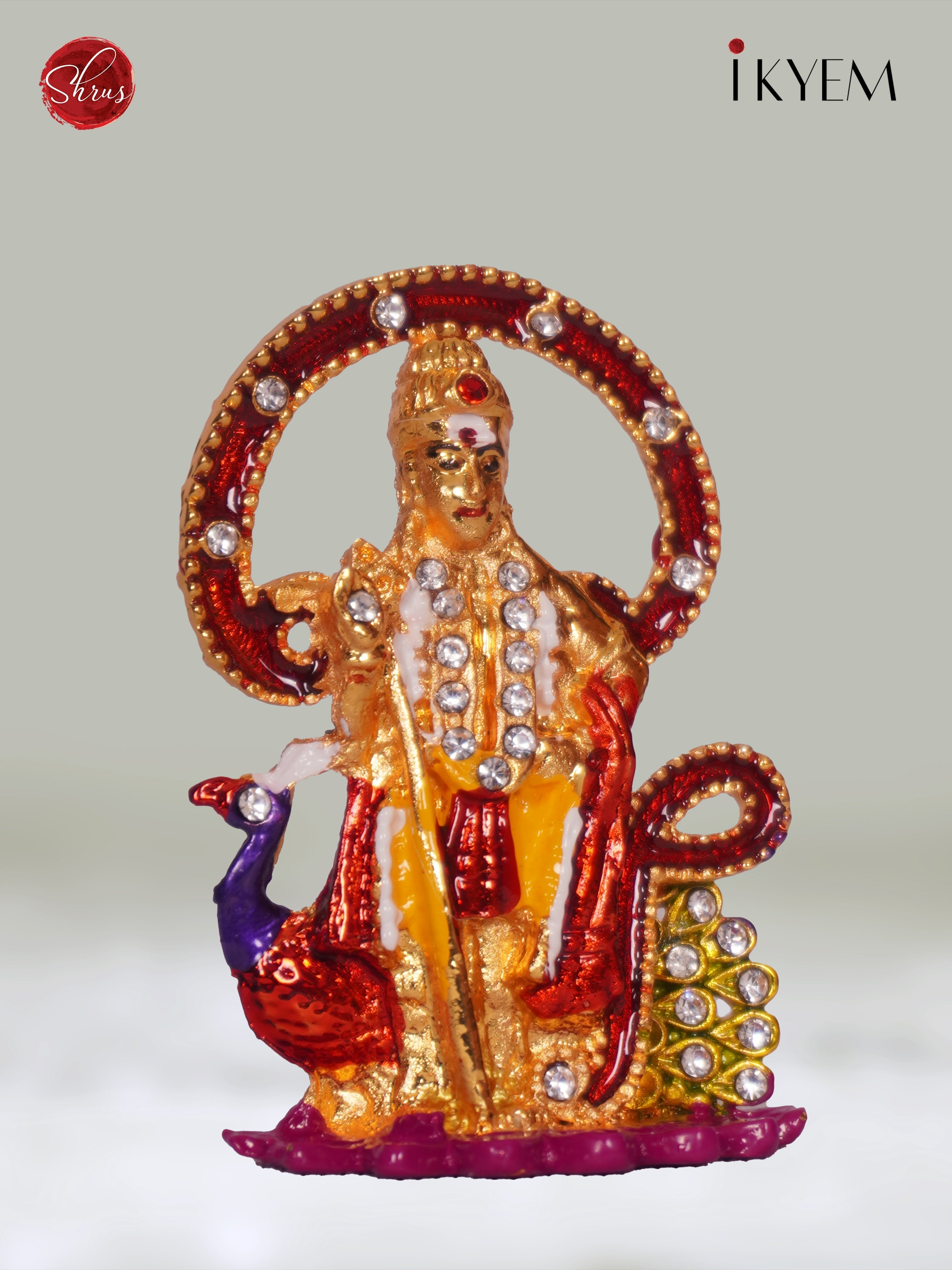 3H01156 - Lord Murugan idol - Shop on ShrusEternity.com