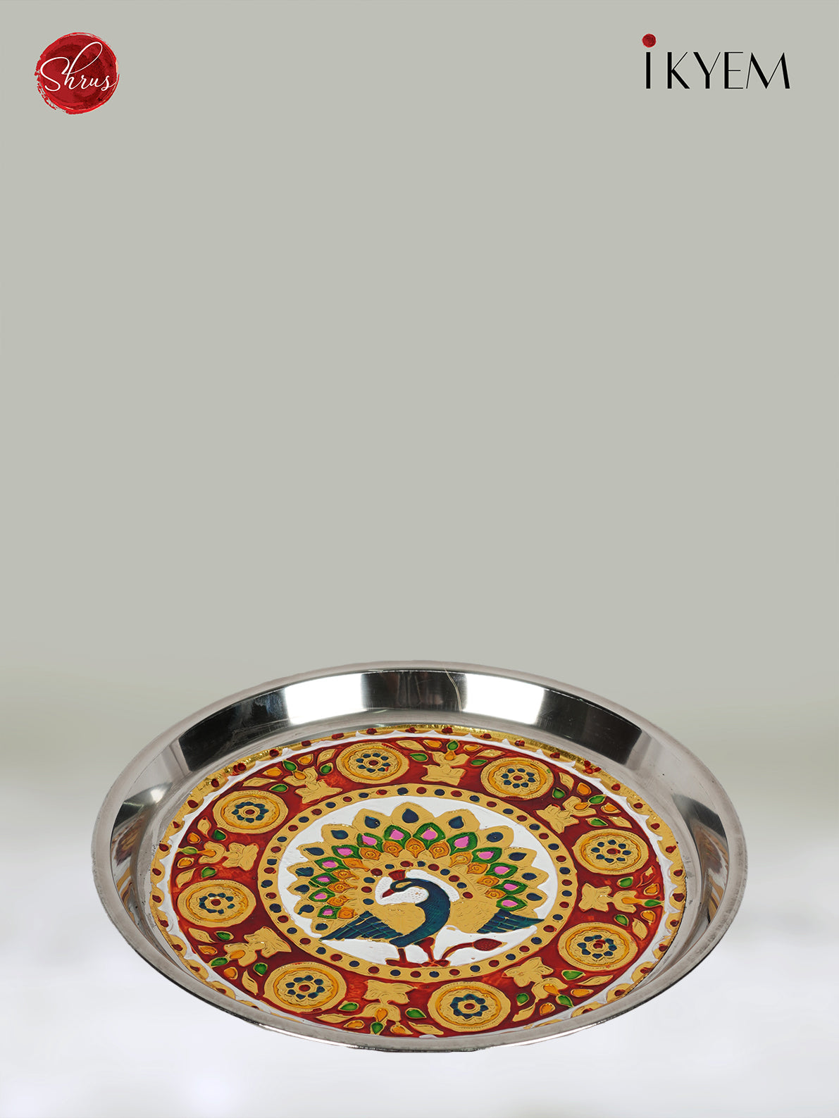 Meenakari Hand painted plate - Return Gift