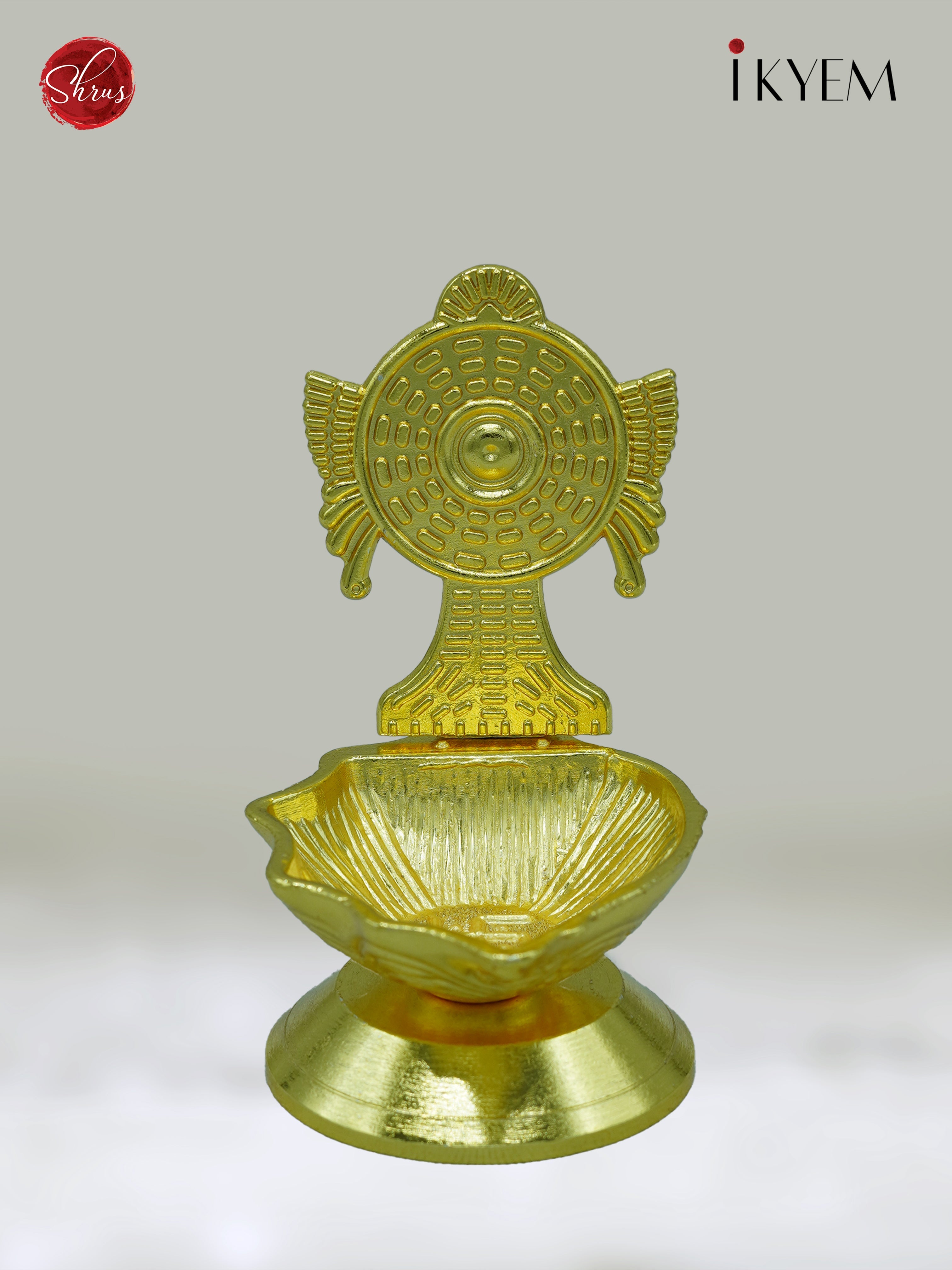 Gold Plated Chakra Lamp