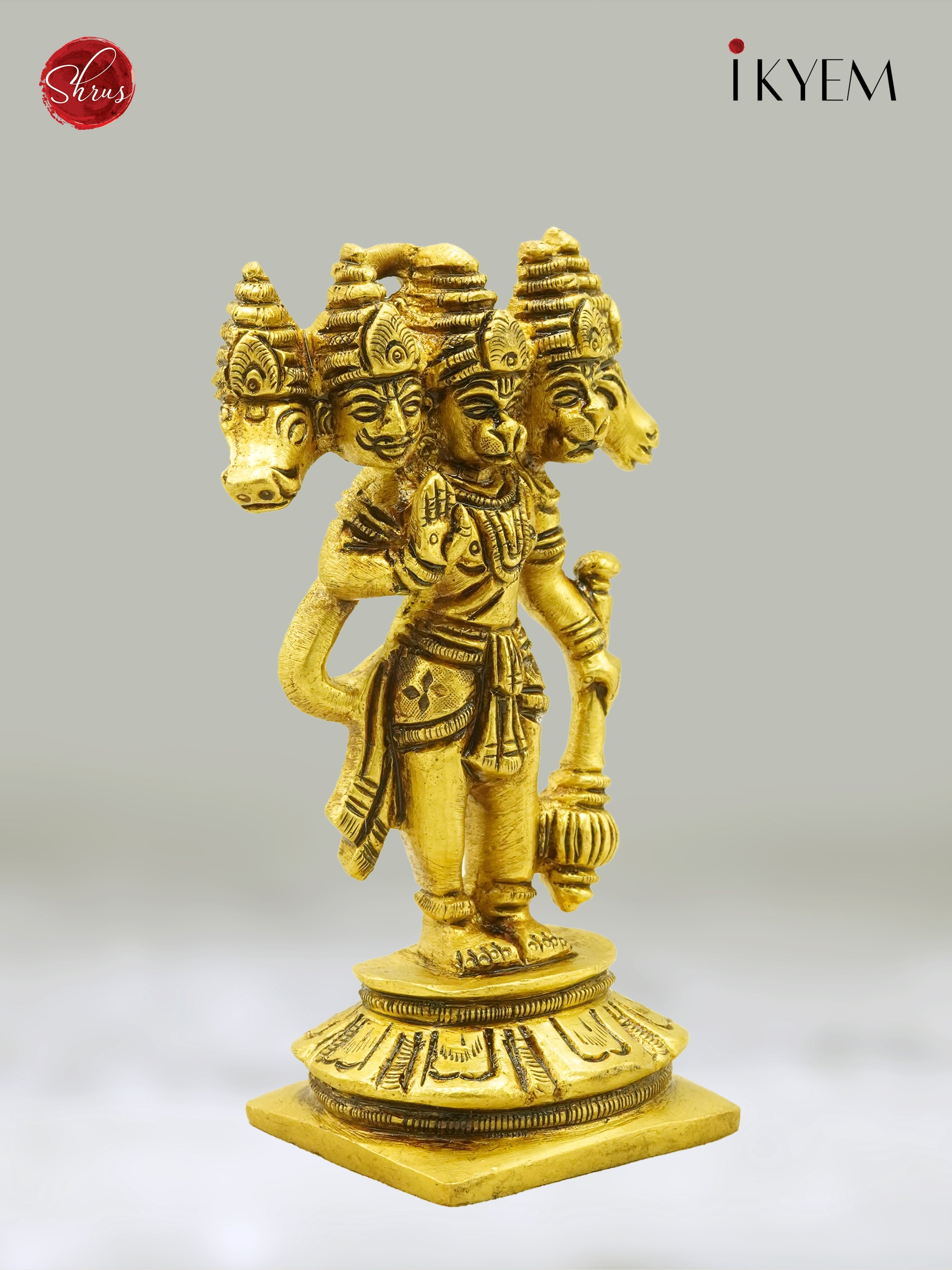 Panchamuki Hanuman  Brass Idol - Return Gift