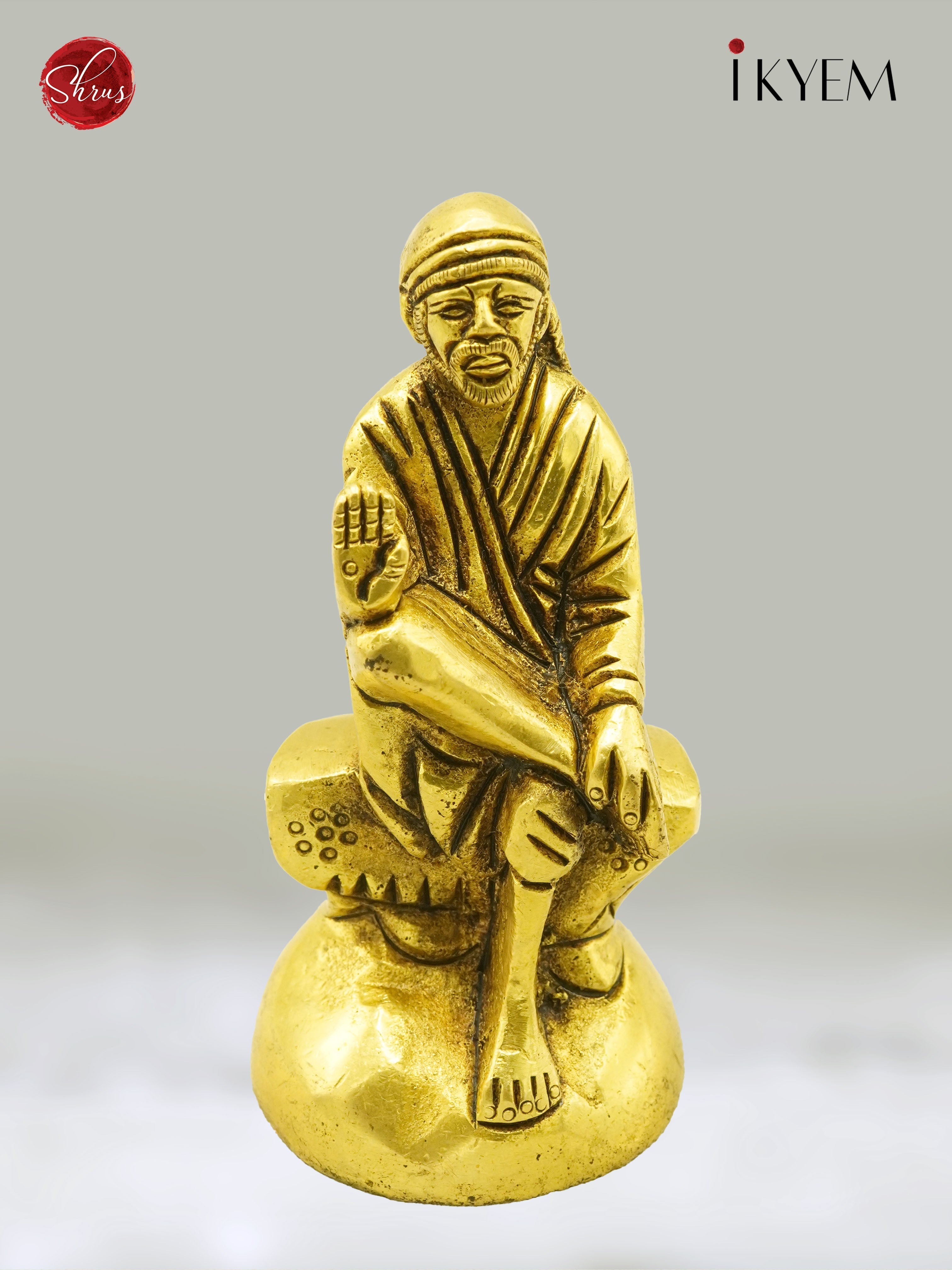 Sai Baba Brass Idol