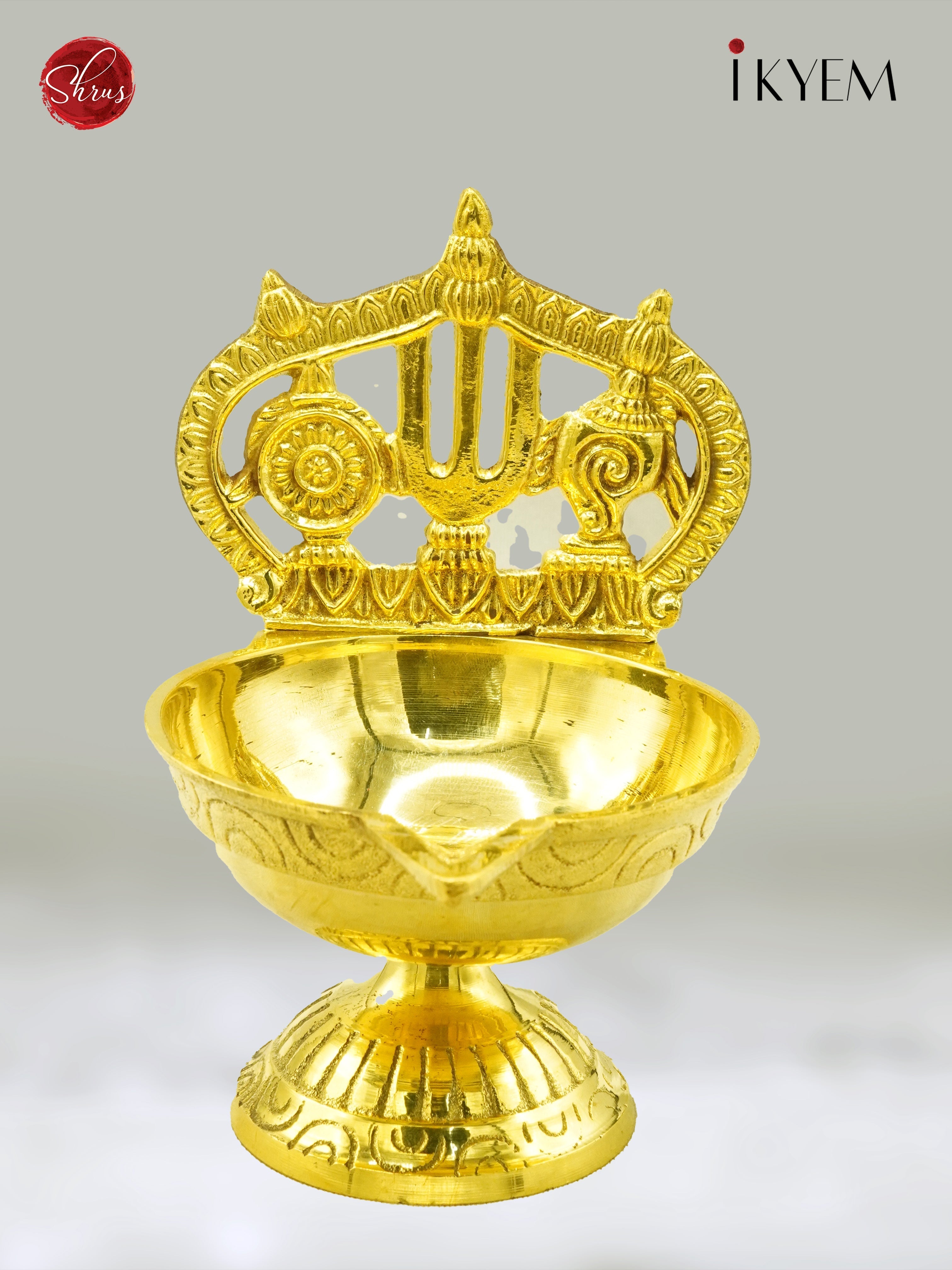 namam , Sangu, chakaram brass diya - return gift