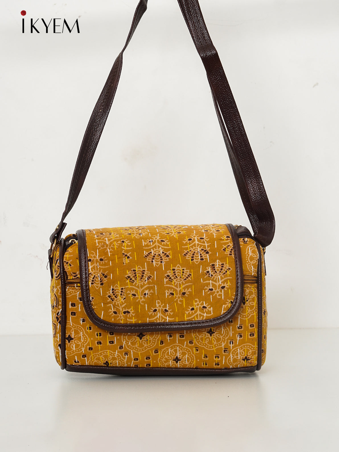 Yellow - Ajrakh Handbag