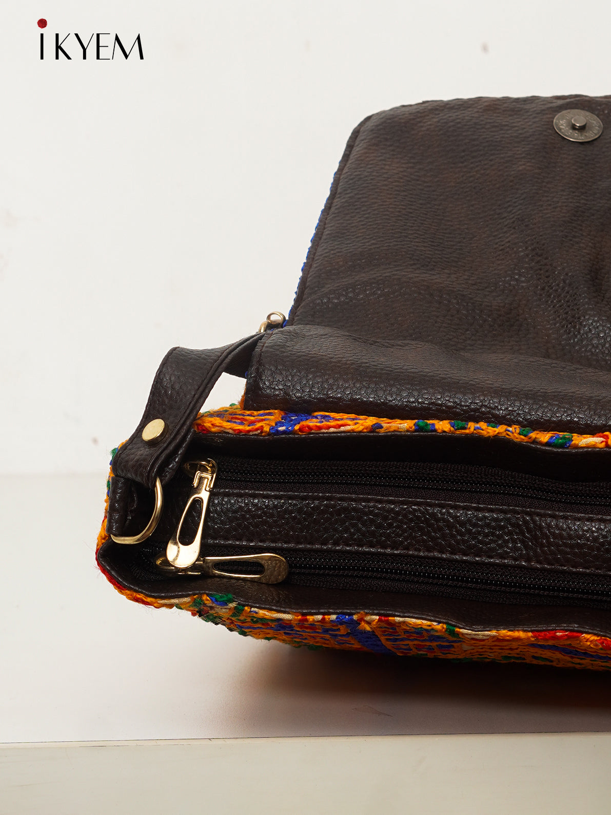 Yellow - Ajrakh Hand Bag