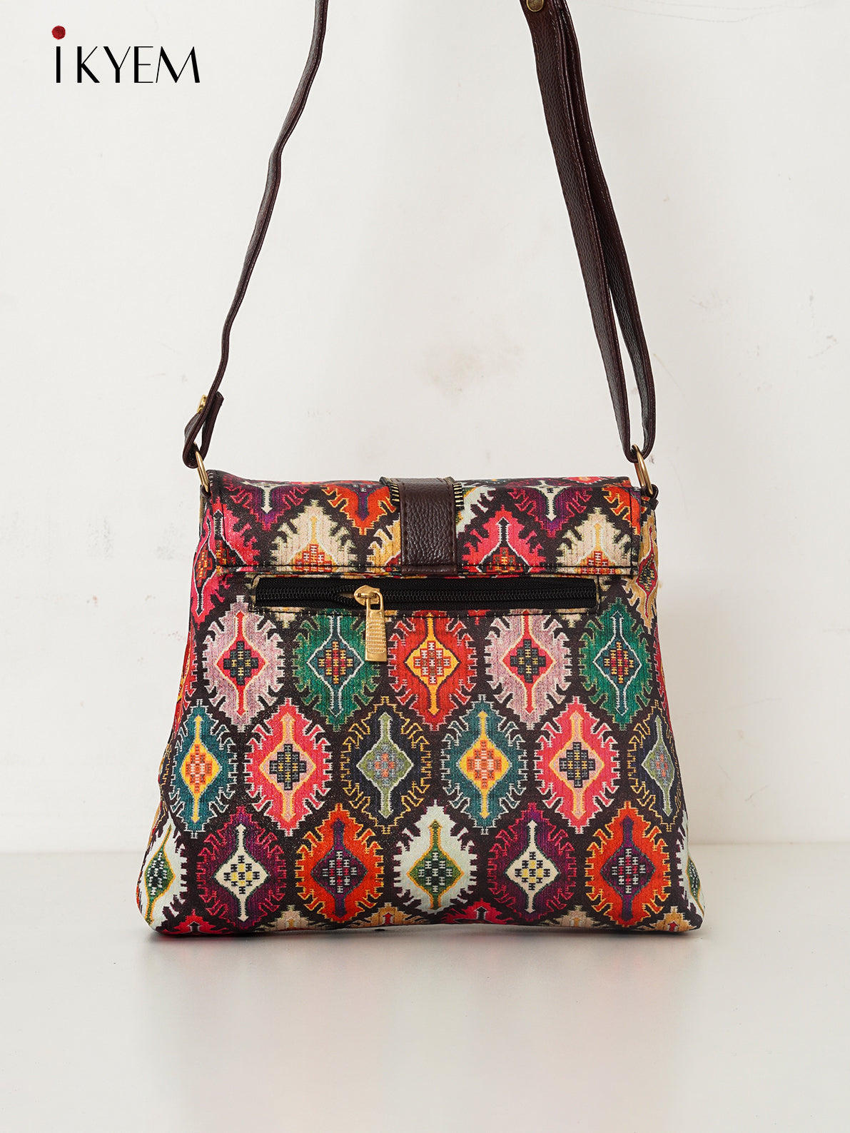 Pink & Green - Ajrakh Handbag