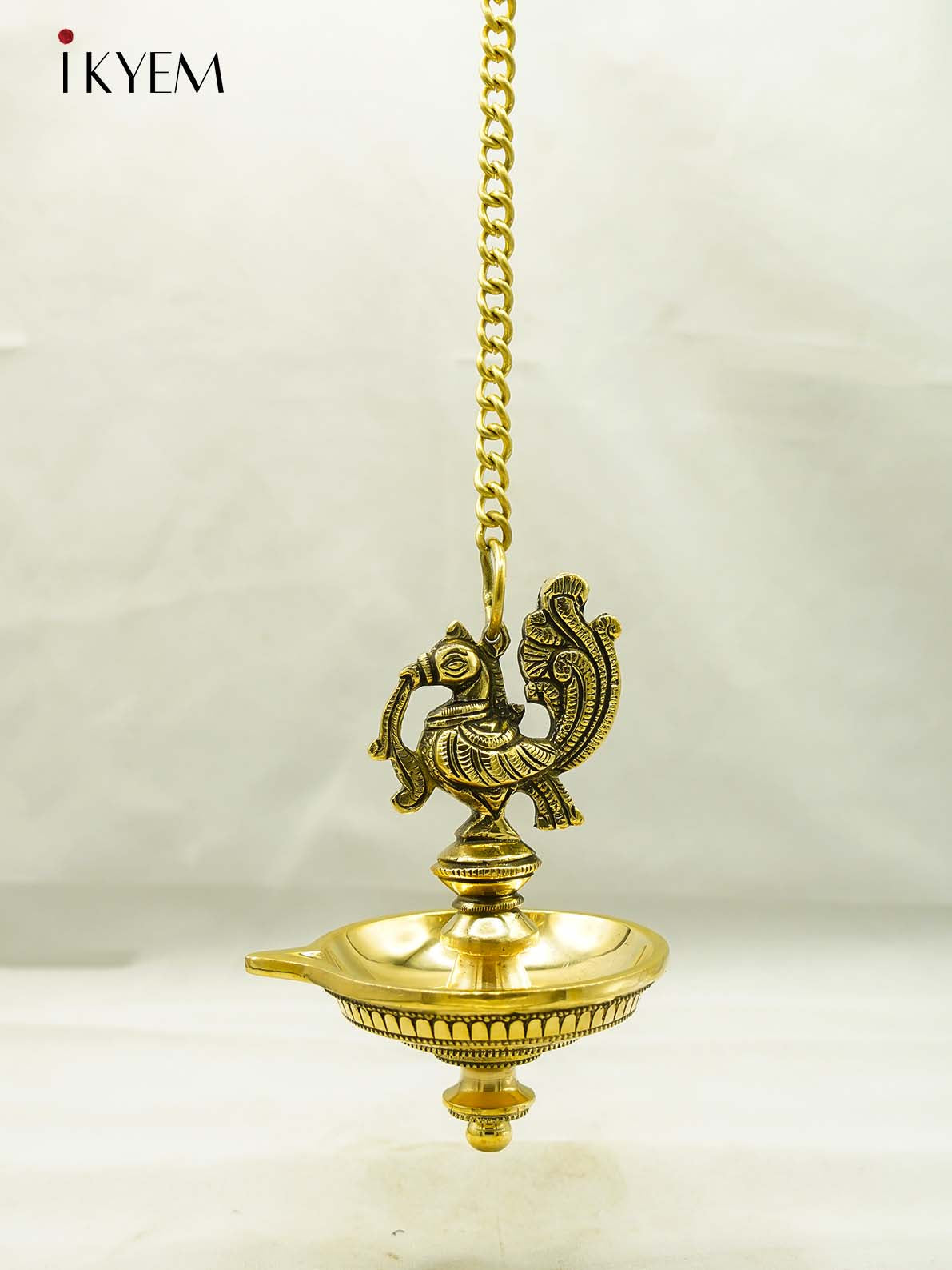 Brass Peacock Hanging Vilakku