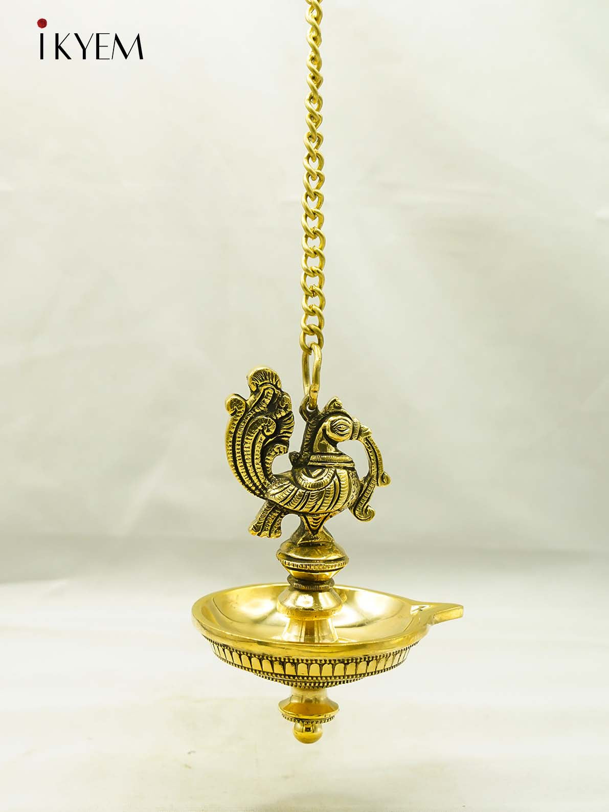 Brass Peacock Hanging Vilakku