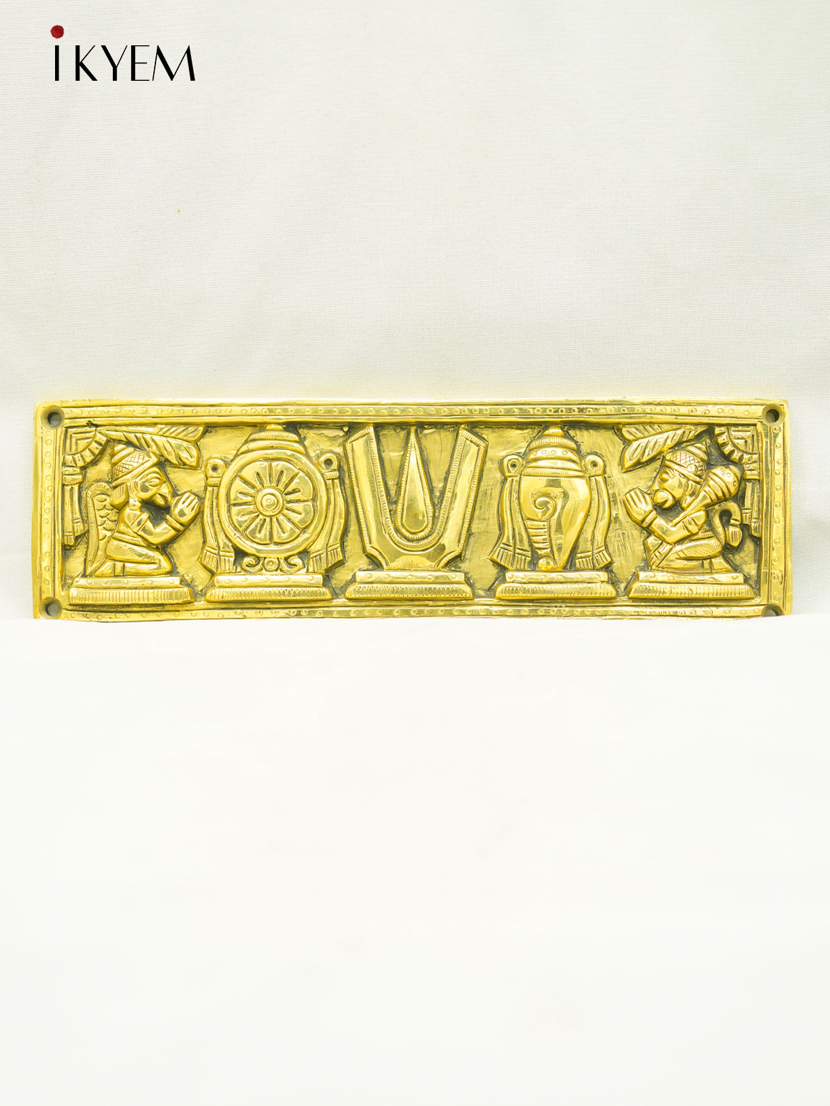 Brass Sangu , chakram , Namam wall mount