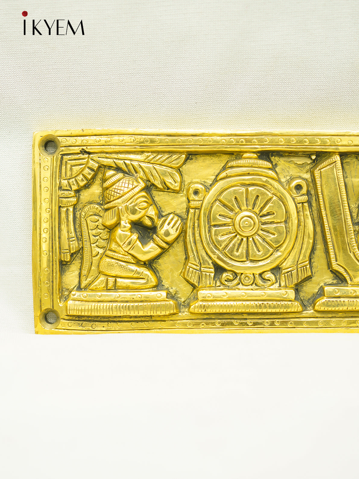 Brass Sangu , chakram , Namam wall mount