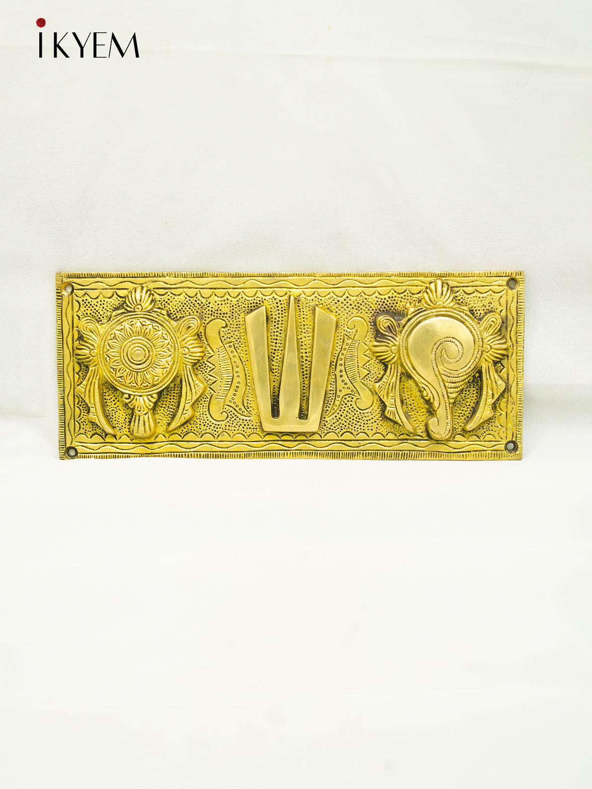 Brass Shanku Chakra Thiru Namam Wall Hanging