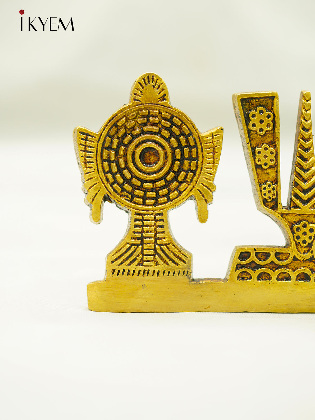 Brass Sangu, chakram , Namam stand