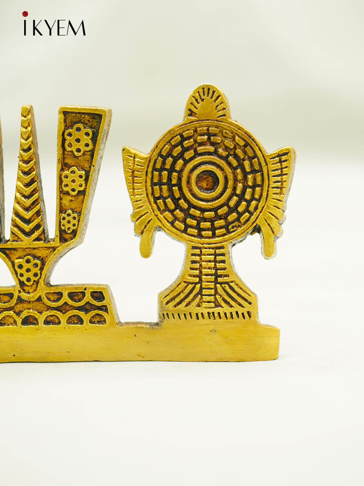 Brass Sangu, chakram , Namam stand