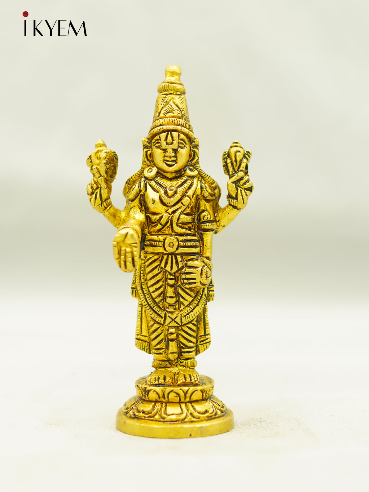 Brass Vishnu Idol - 4FJ14071