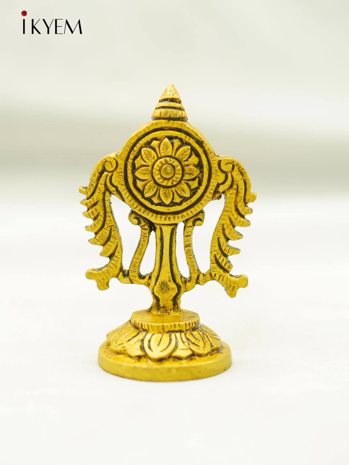 Brass Sangu Chakram Stand - 4FJ14077