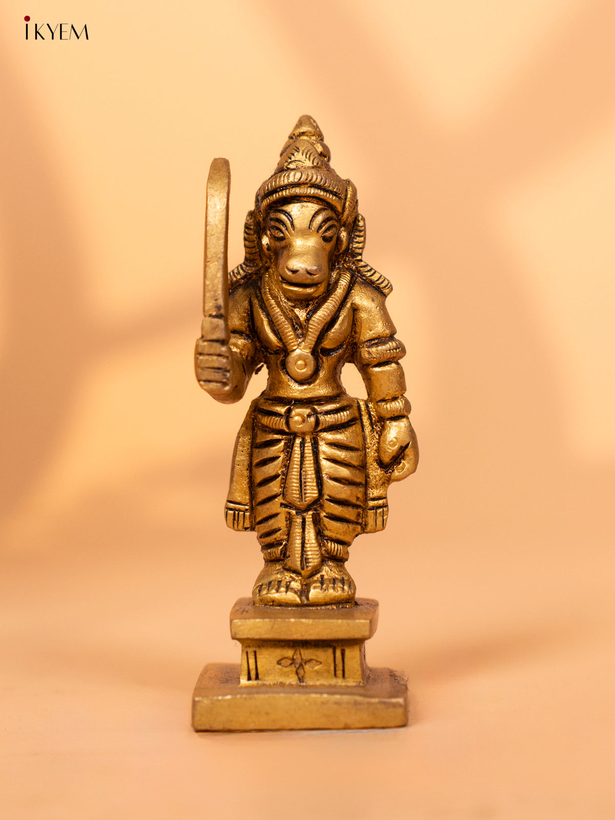 Brass Vishnu Varaha Idol - 3.3 inch- 4FJ14089