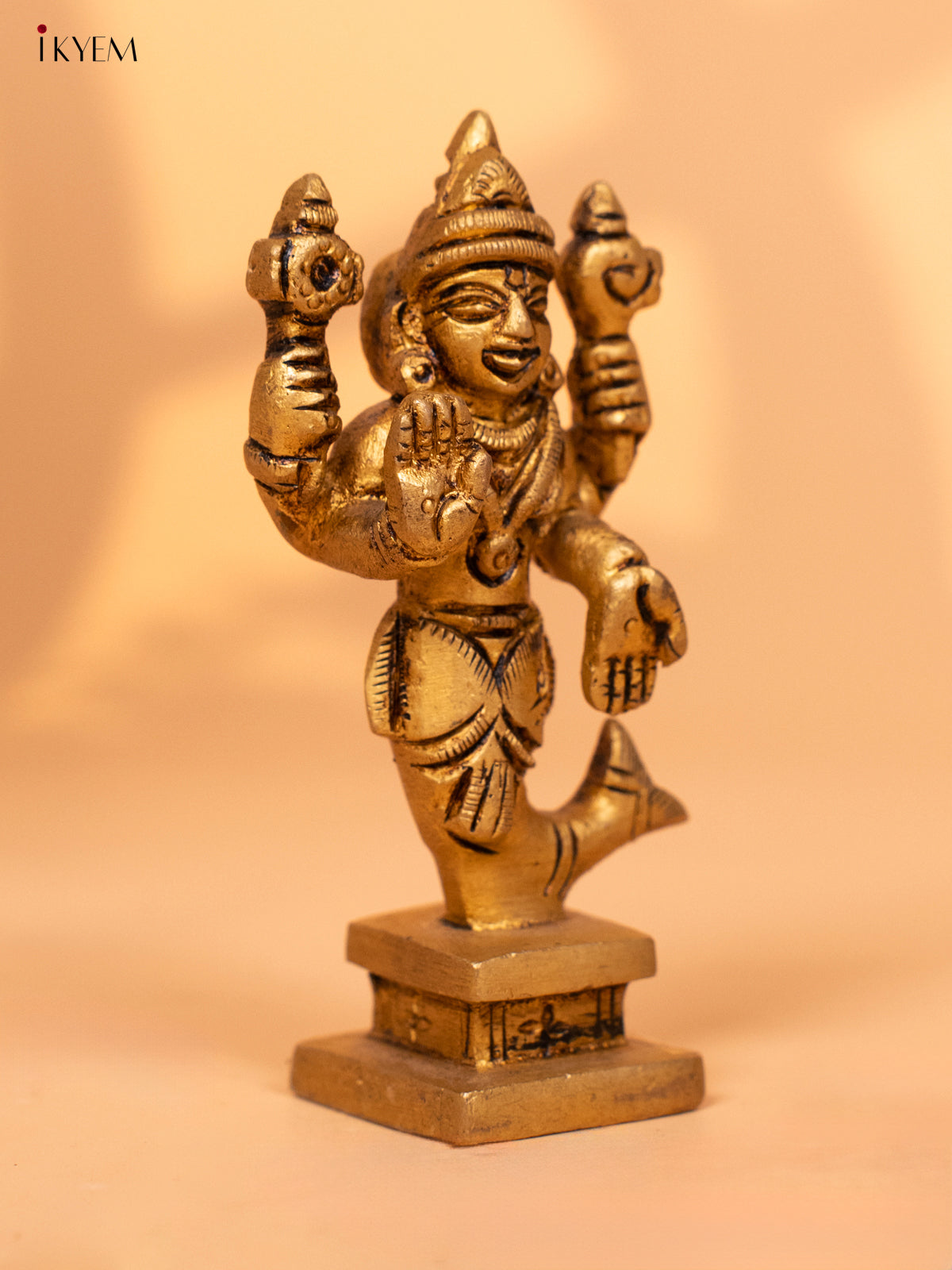 Brass Vishnu Idol - 3.1 Inch- 4FJ14091