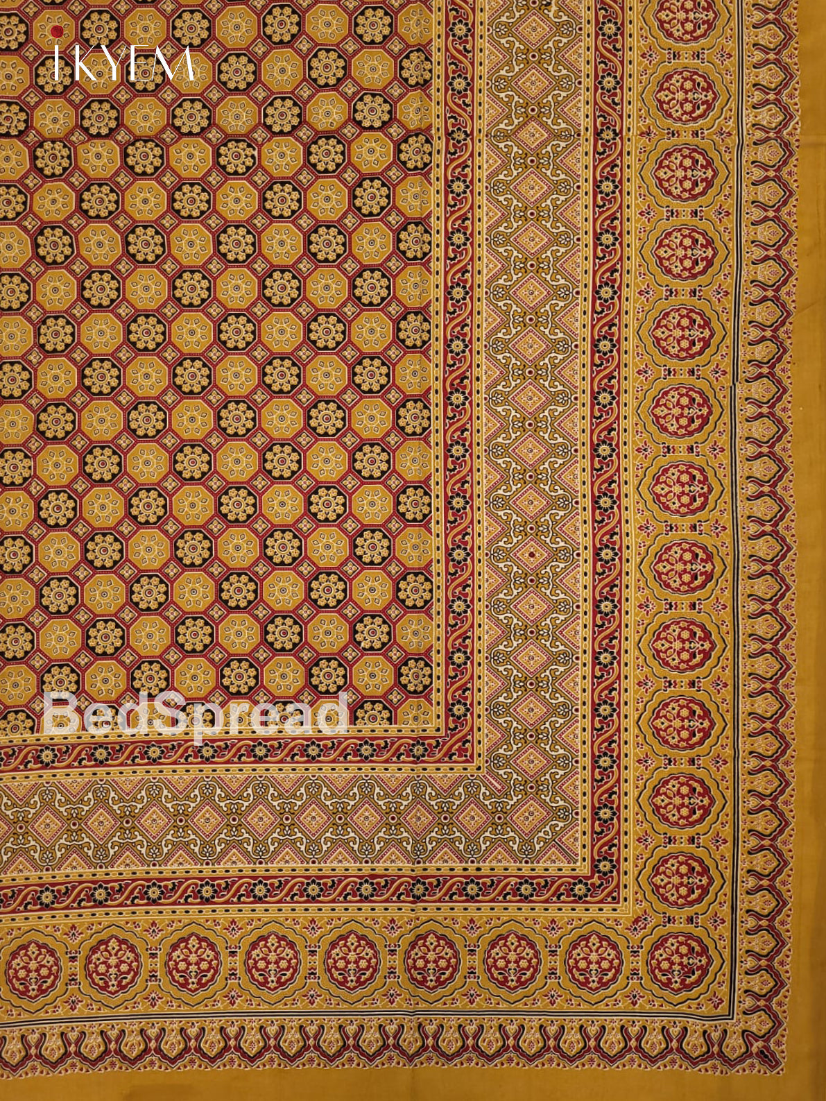 Mustard & Red - Bed Spread