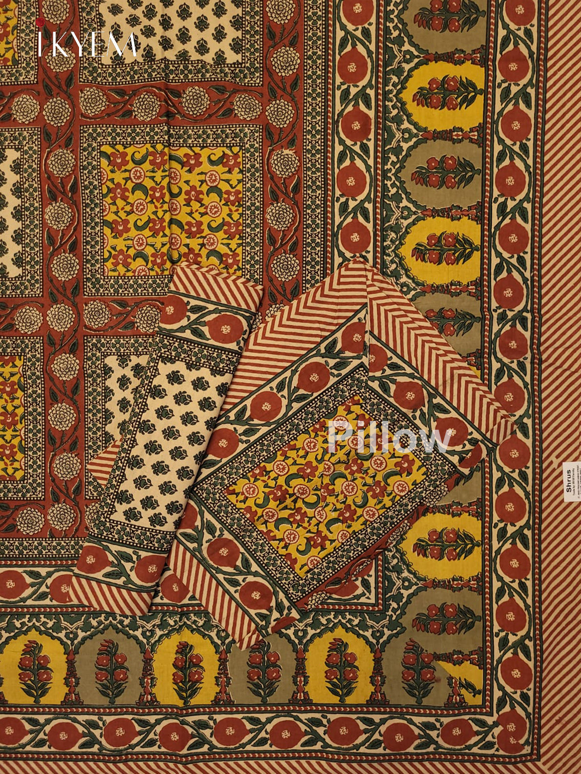 Brick & Yellow - Bed Spread
