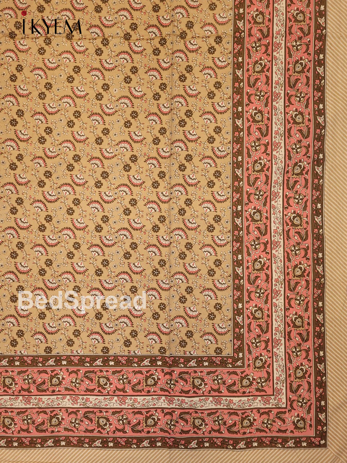 Sandal & Pink - Bed Spread