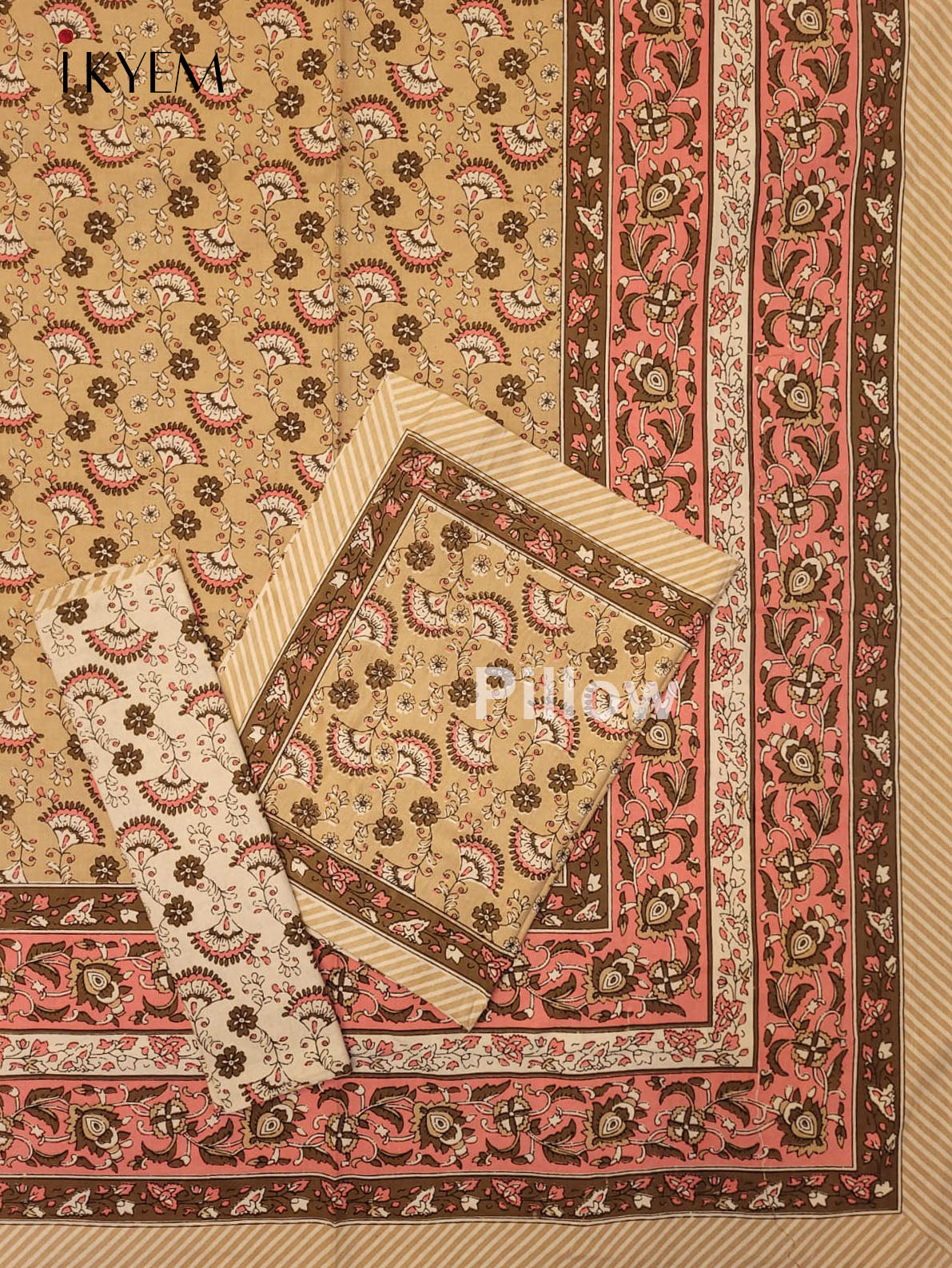 Sandal & Pink - Bed Spread