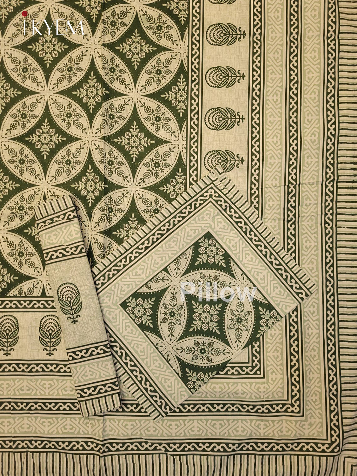 Pista and Green - Bed Spread