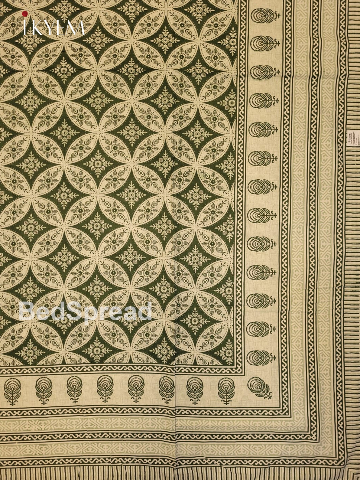 Pista and Green - Bed Spread