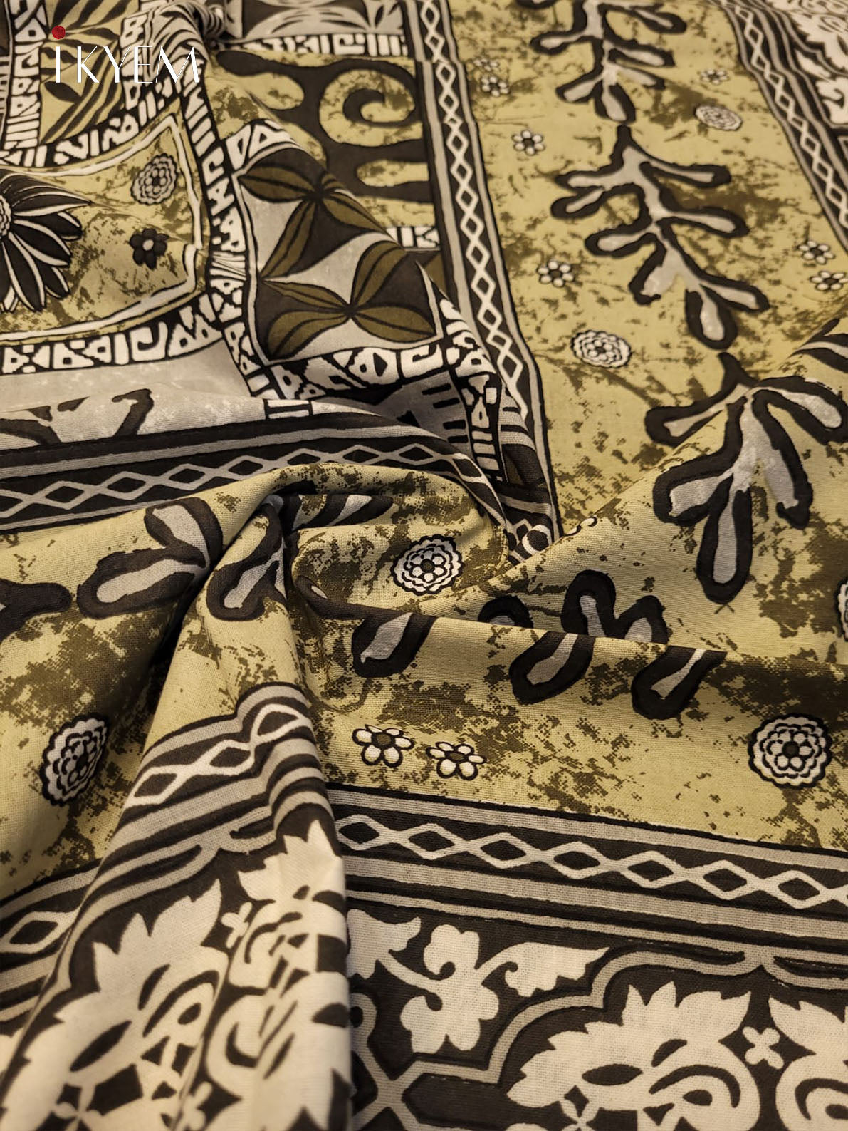 Green and Grey- Bed Spread