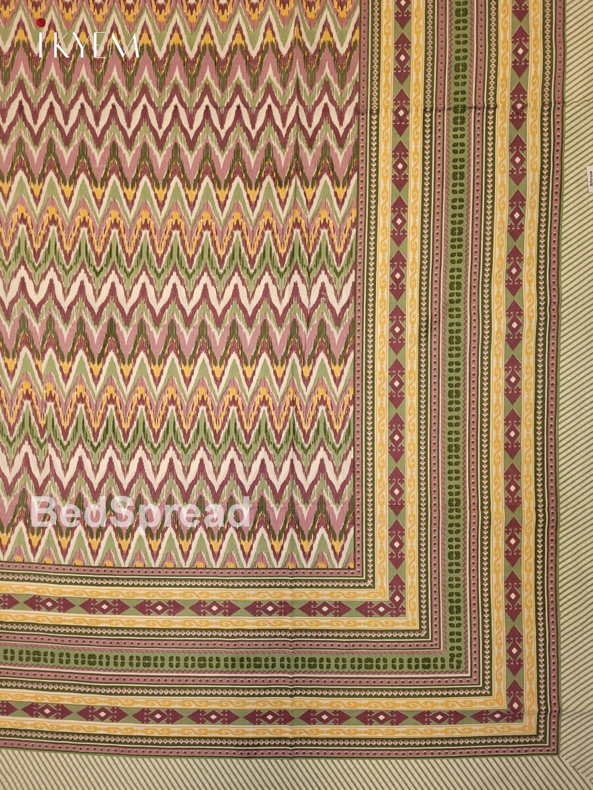 Green & Yellow - Bed Spread