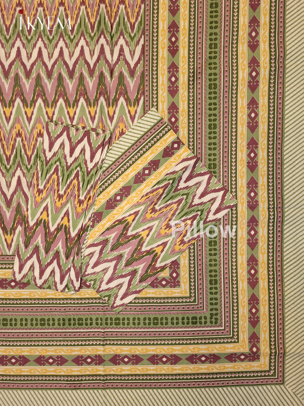 Green & Yellow - Bed Spread