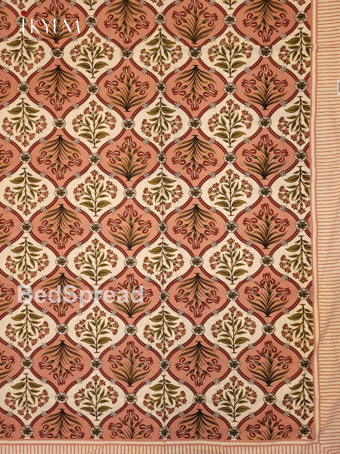 Peach & Cream - Bed Spread