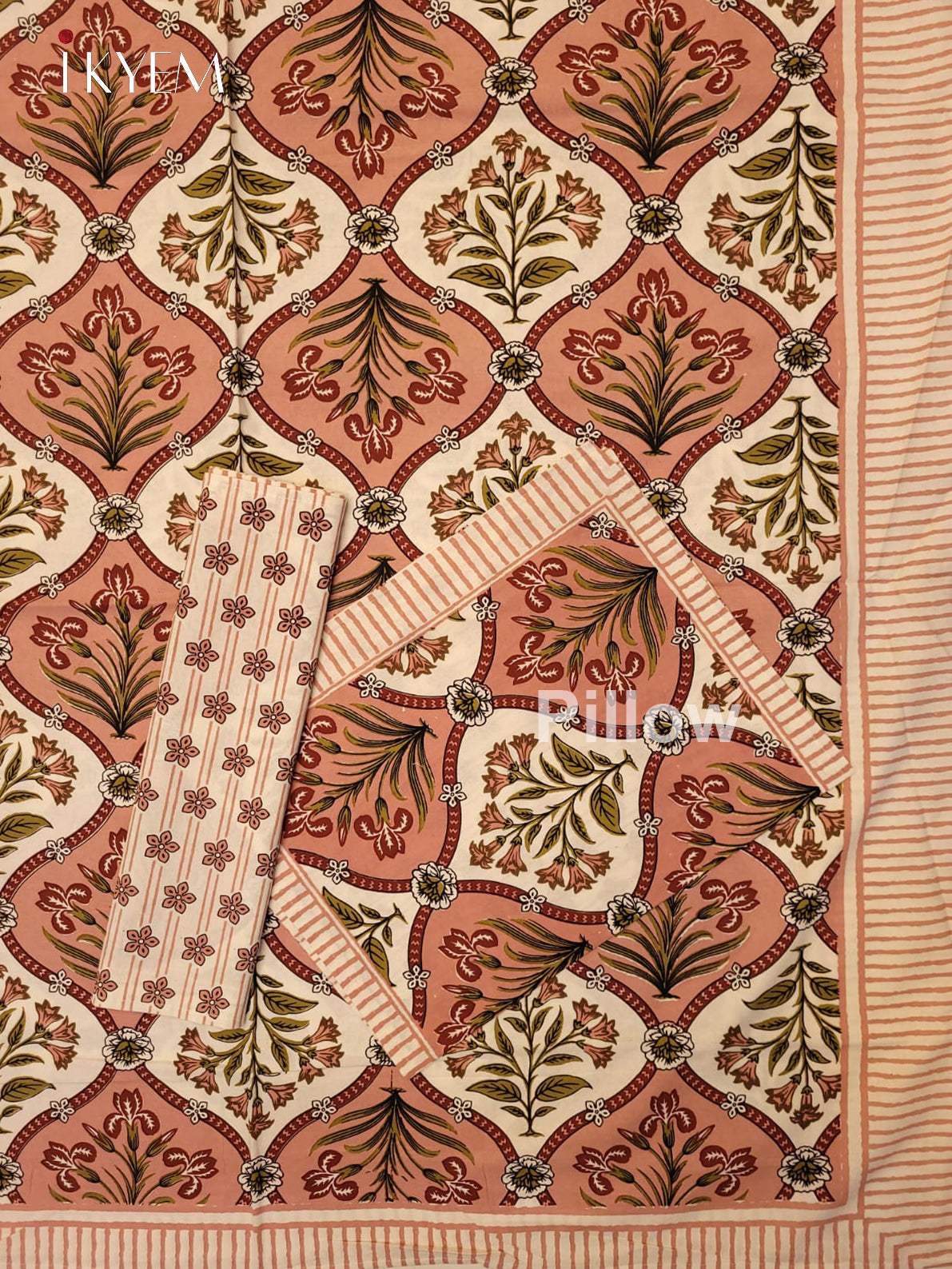 Peach & Cream - Bed Spread