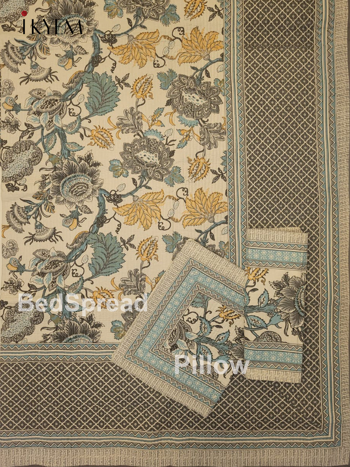 Cream & Grey - Quilt Set