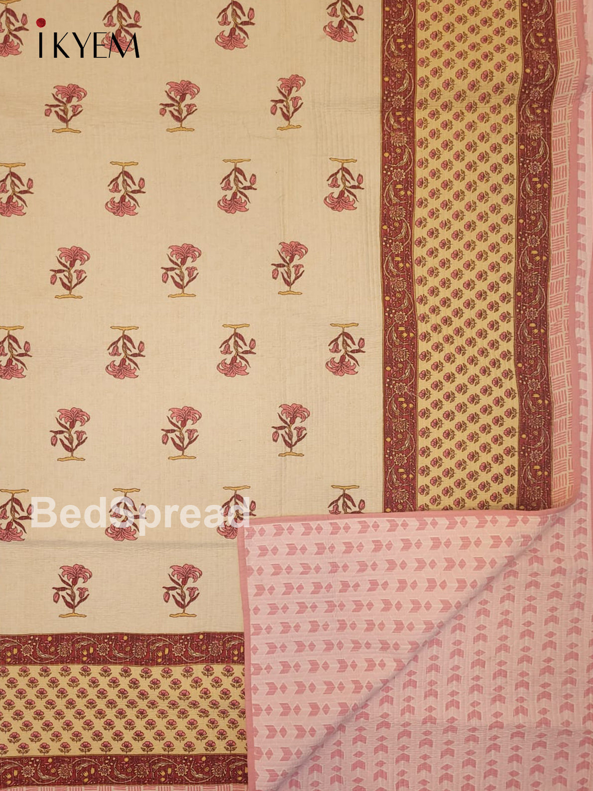 Cream & Pink - Quilt Set