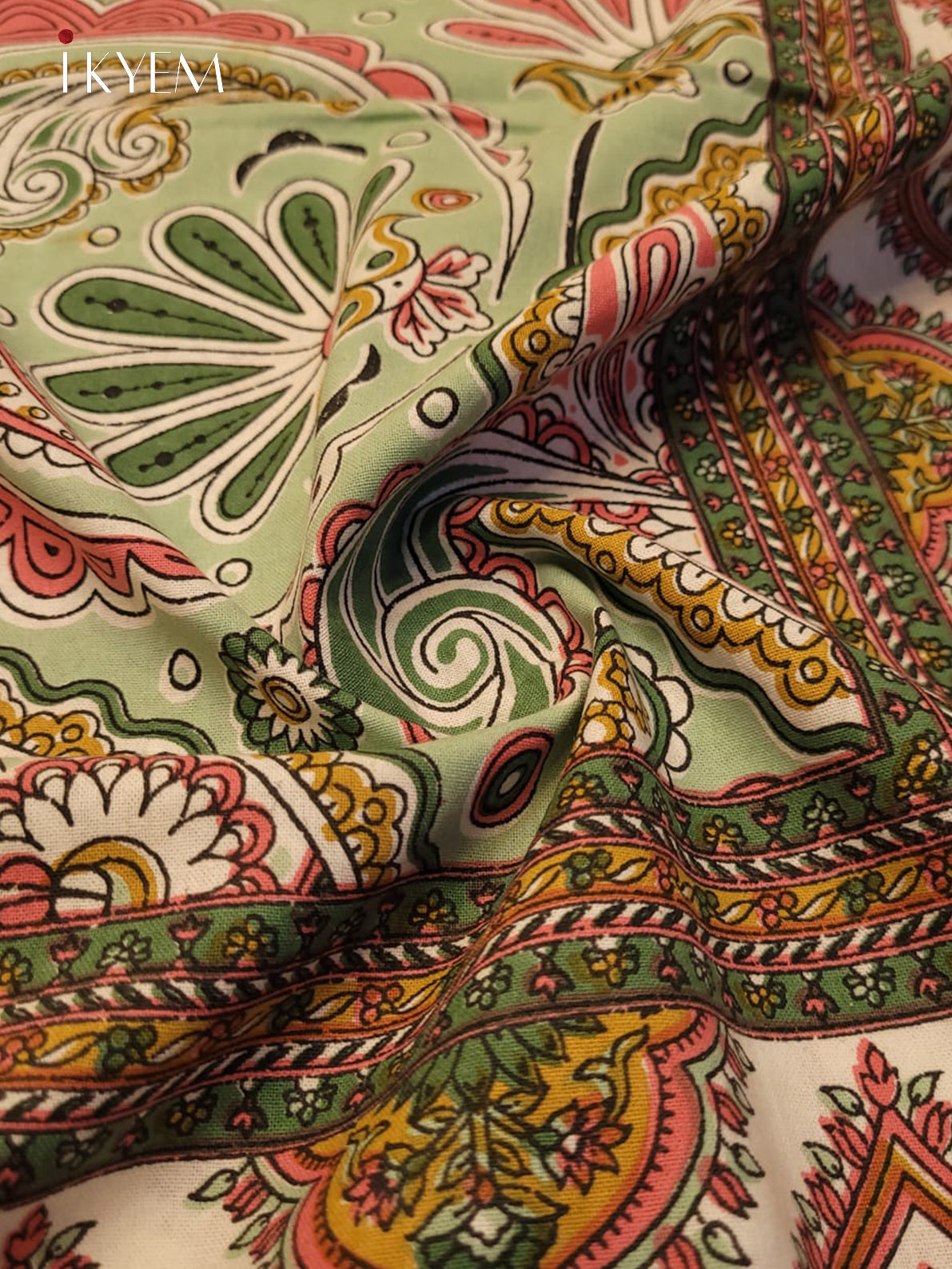Green & Brown - Bed Spread