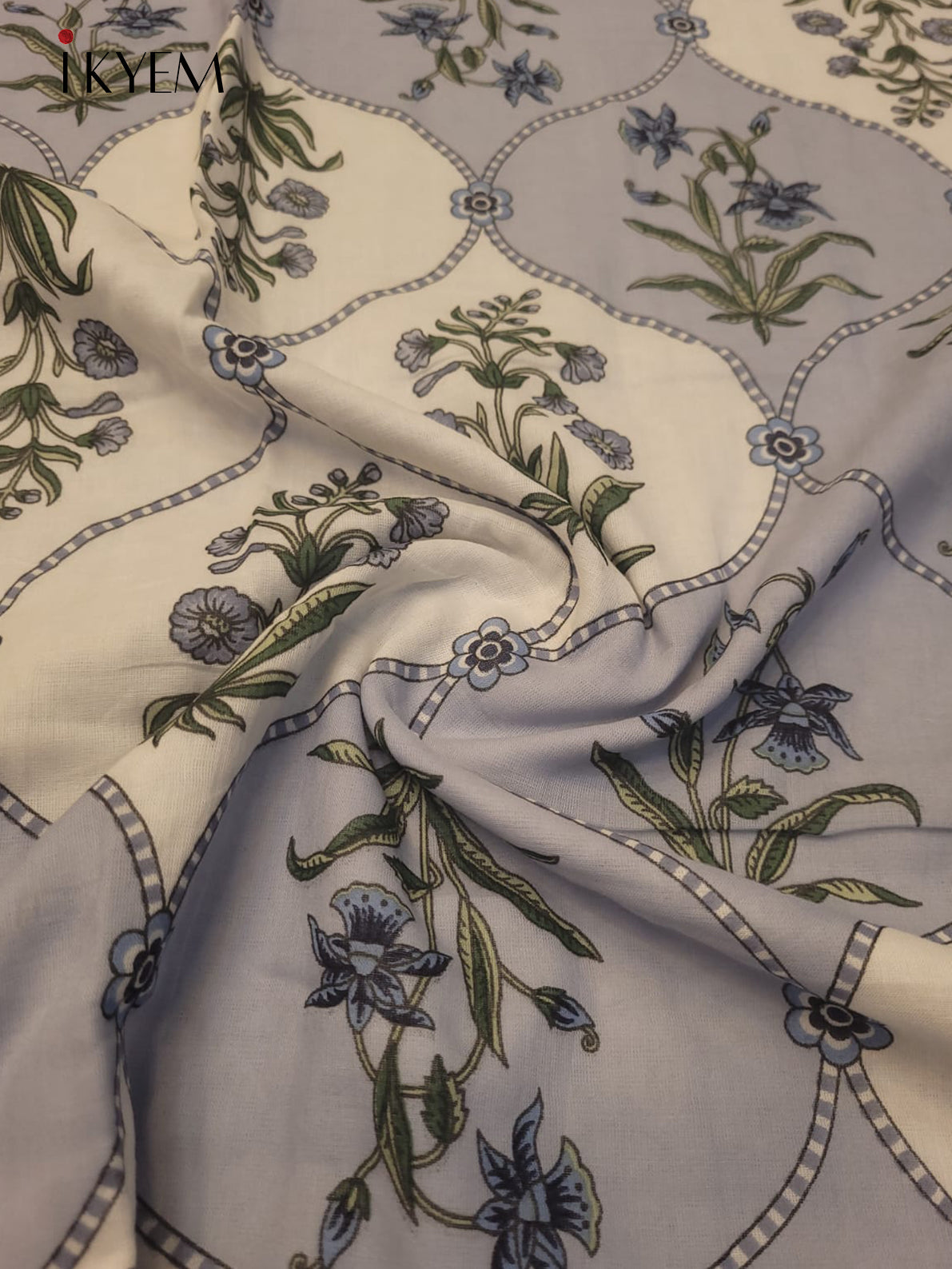 Cream & Blue - Set of 2 - 4GJ03258